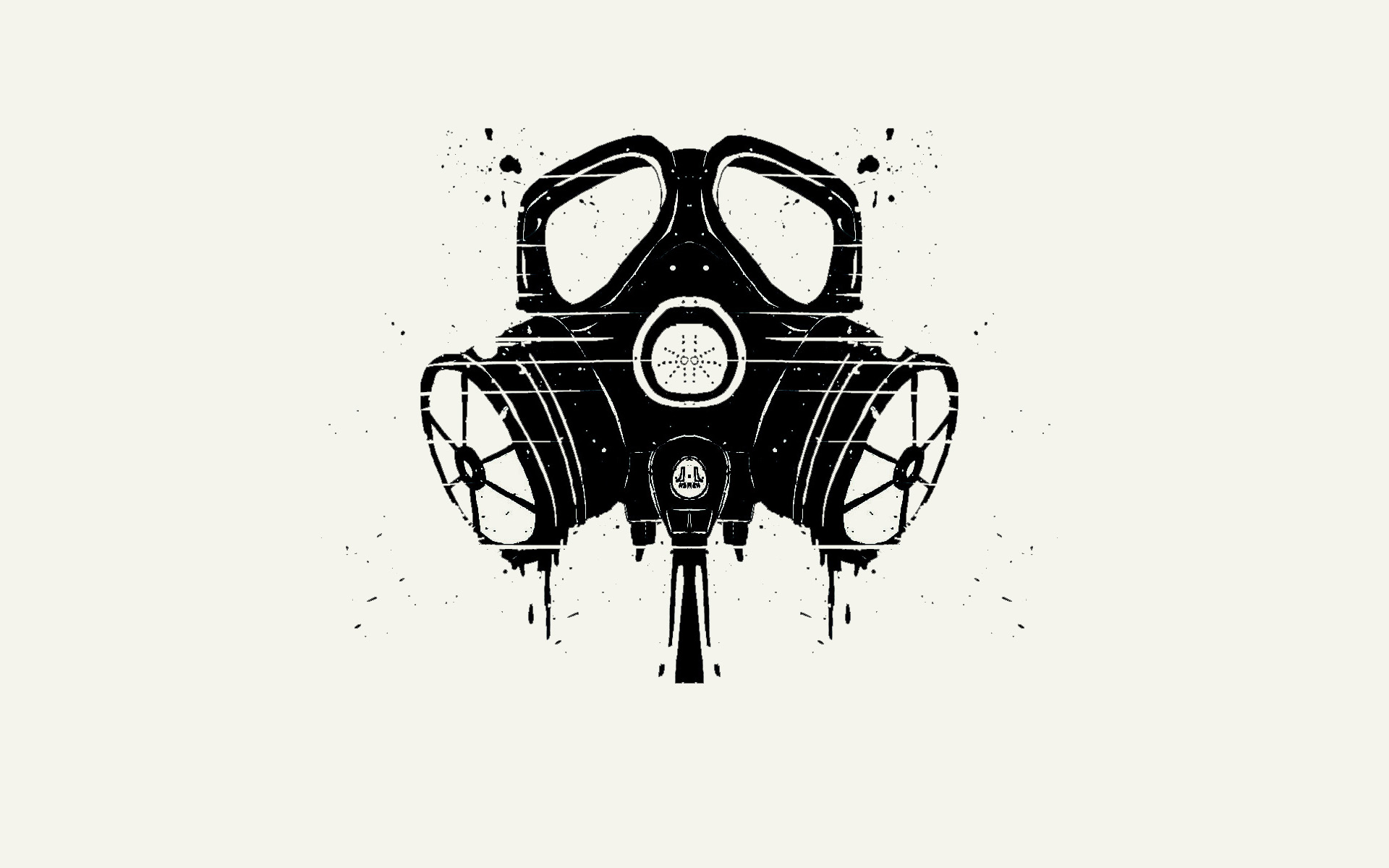 dark, gas mask download HD wallpaper