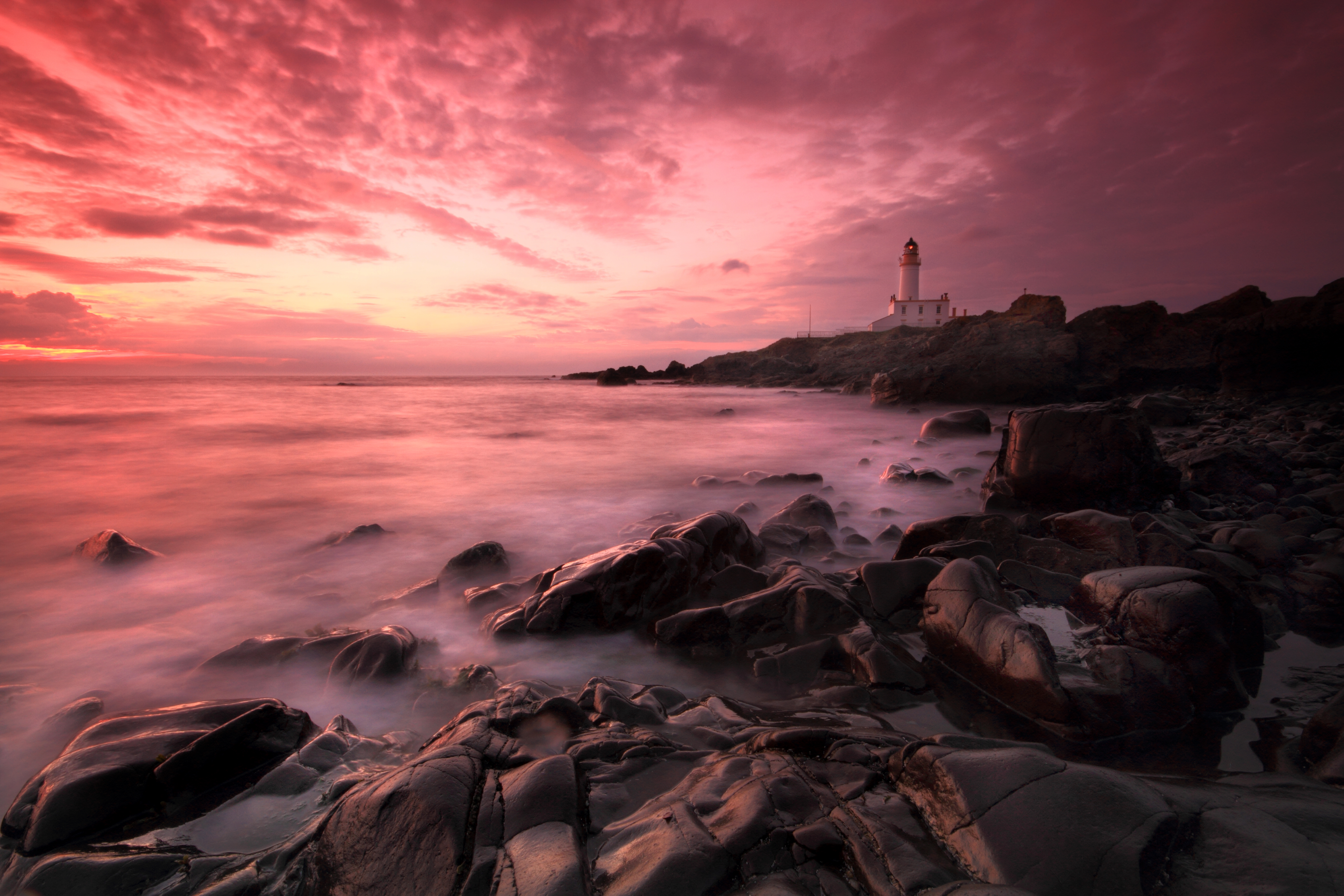 hdr, photography, lighthouse, sunset Image for desktop