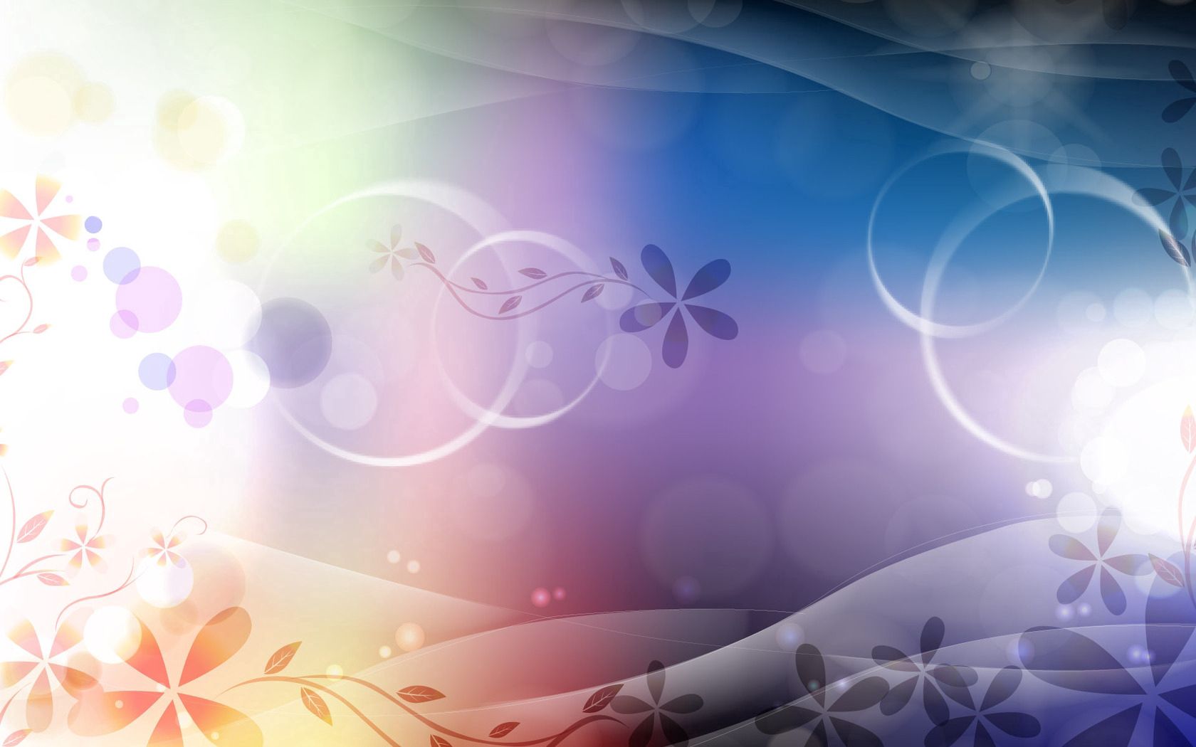 Download mobile wallpaper Bends, Curls, Flowers, Circles, Pattern, Abstract, Gradient for free.