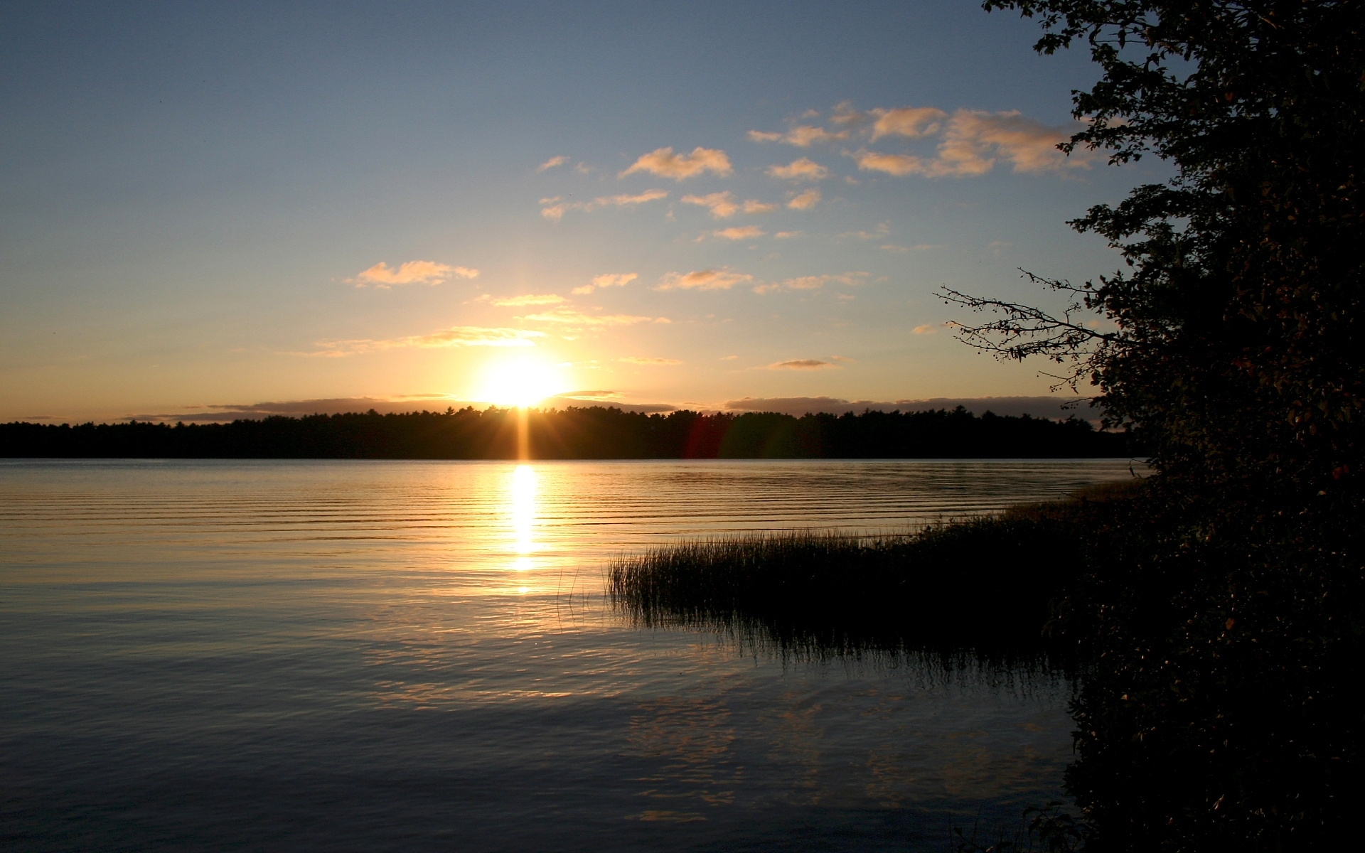 Laden Sie das Wasser, Sunset, Sun, Landschaft-Bild kostenlos auf Ihren PC-Desktop herunter
