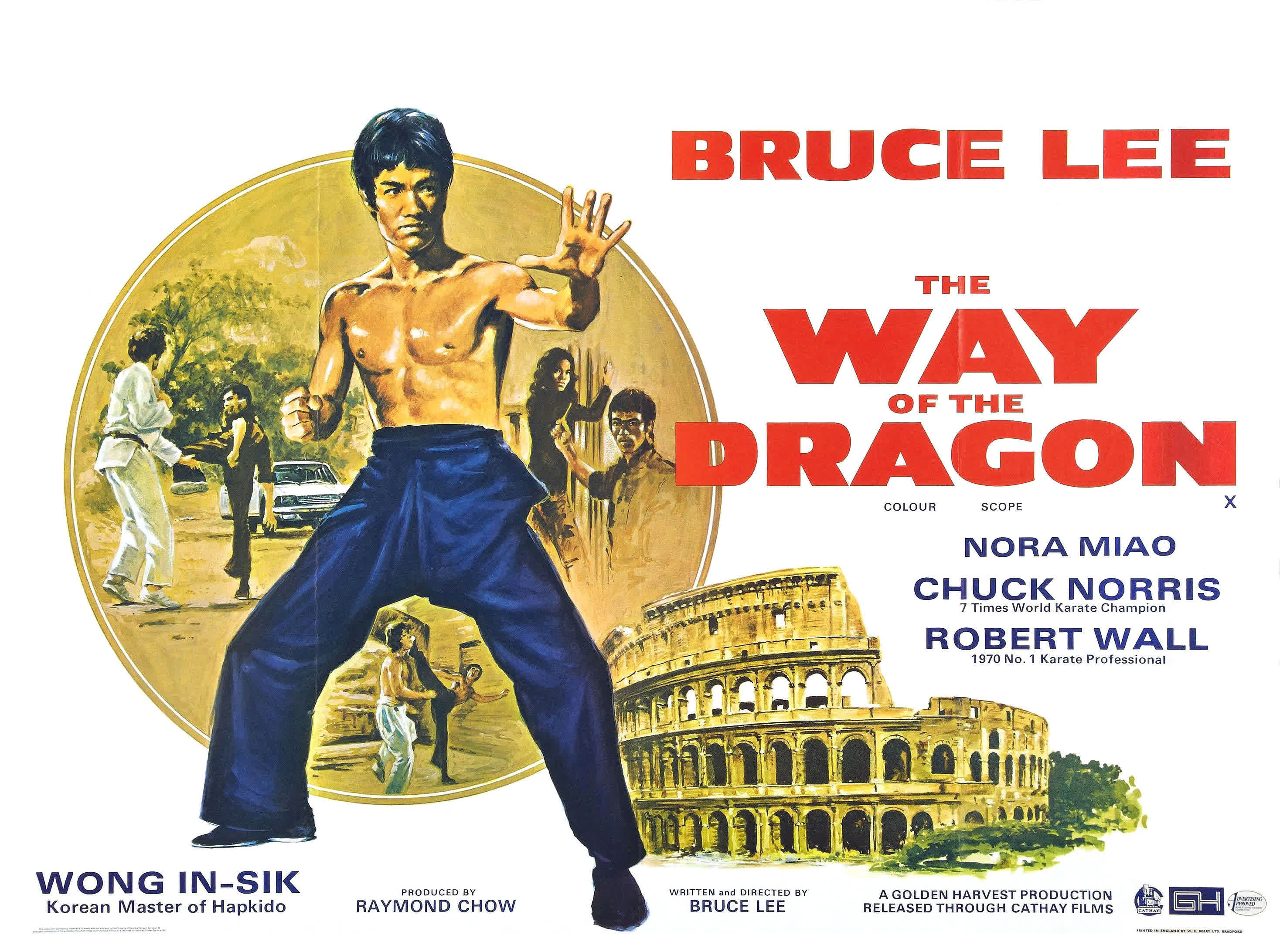 the way of the dragon, movie, bruce lee, poster 4K Ultra