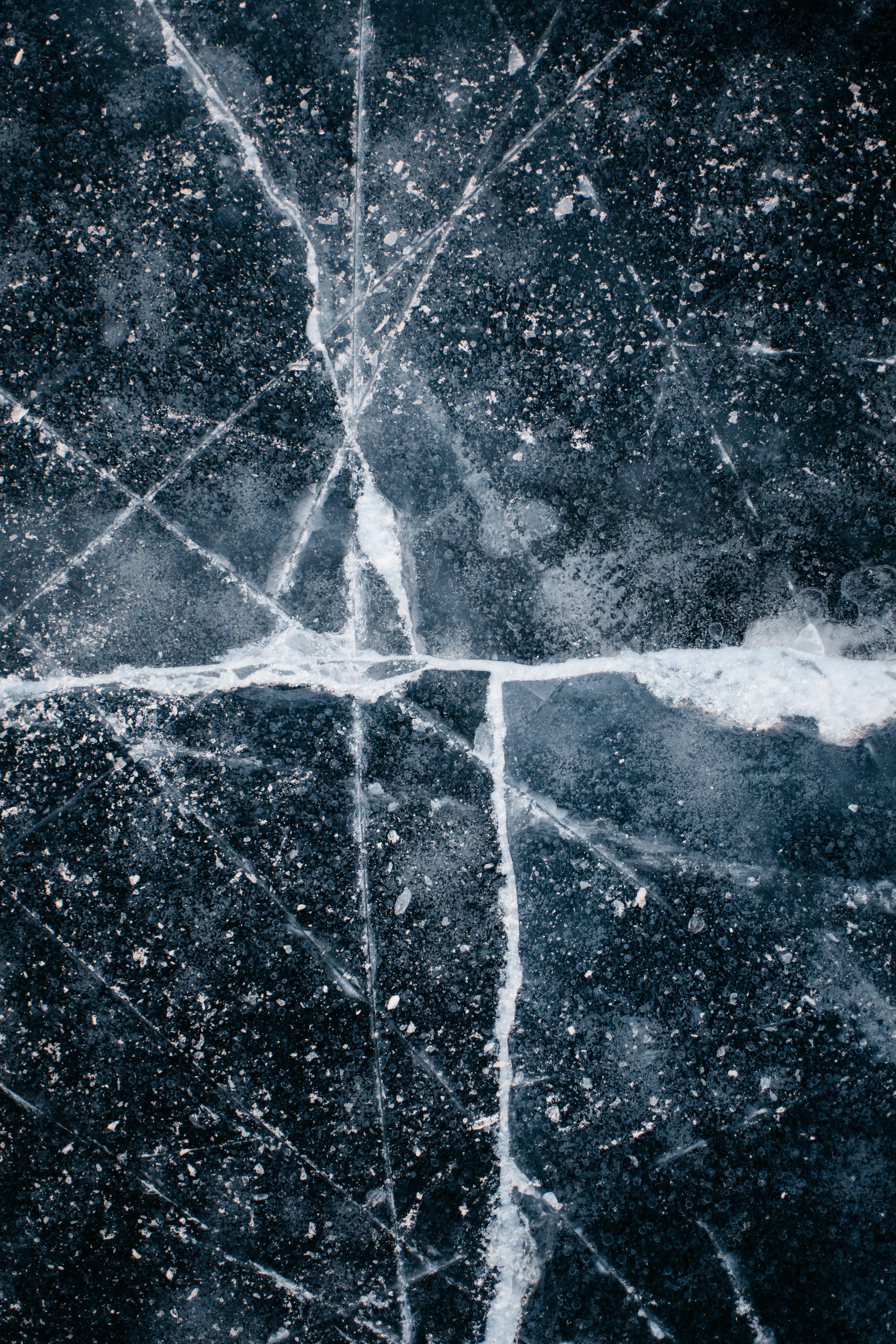 Download mobile wallpaper Cracks, Ice, Crack, Surface, Texture, Textures for free.