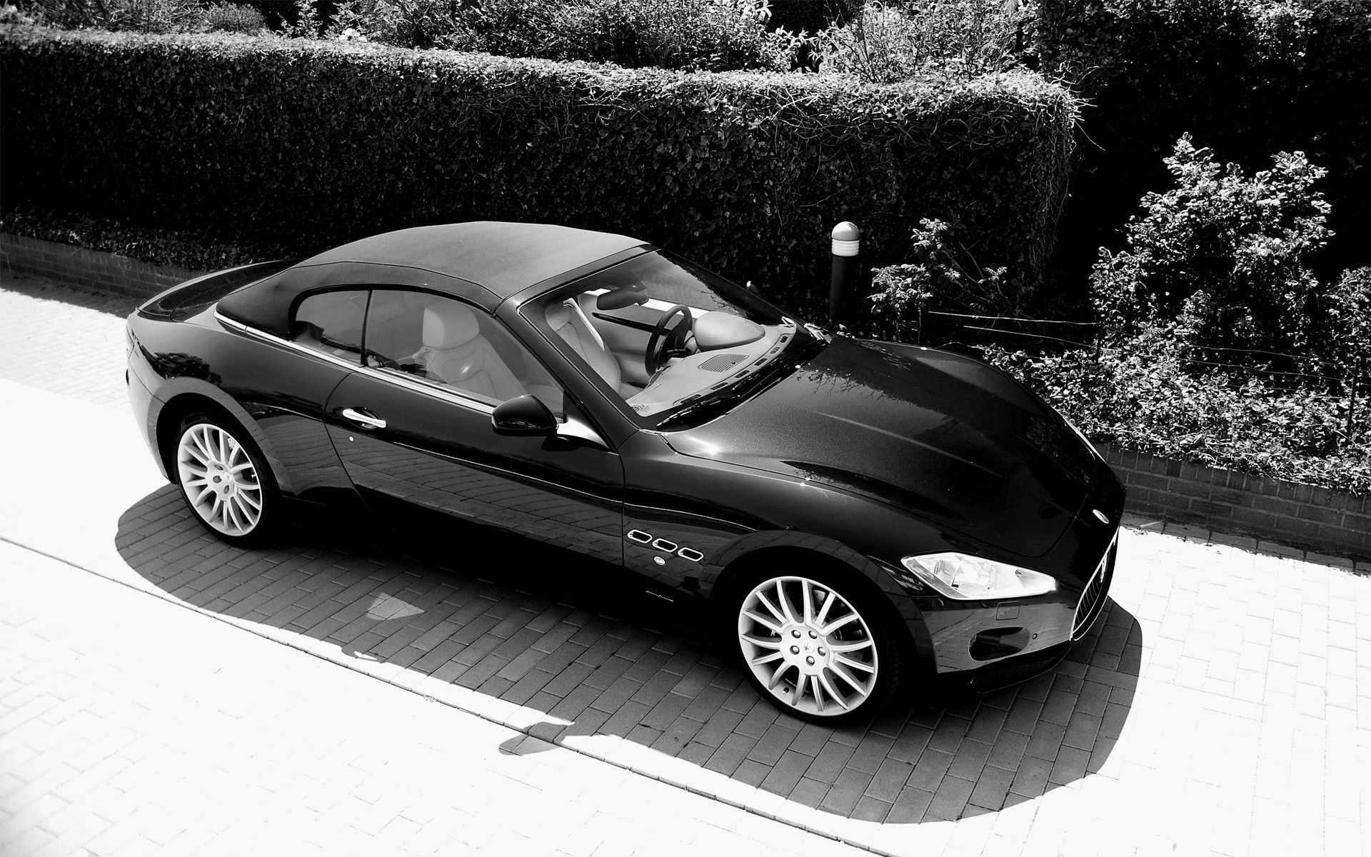 Laden Sie das Maserati, Cars, Blick Von Oben, Das Schwarze, Stil-Bild kostenlos auf Ihren PC-Desktop herunter
