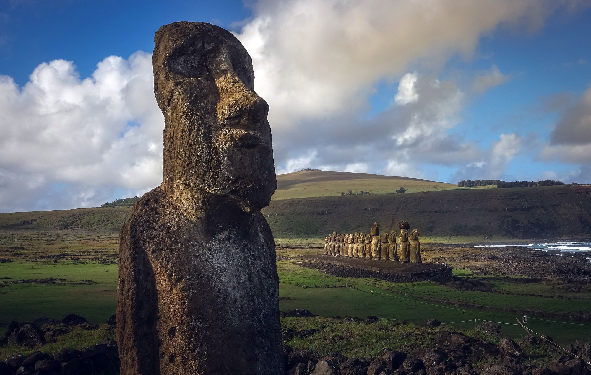 Lock Screen PC Wallpaper man made, moai, chile's protectorat, easter island, rapanui