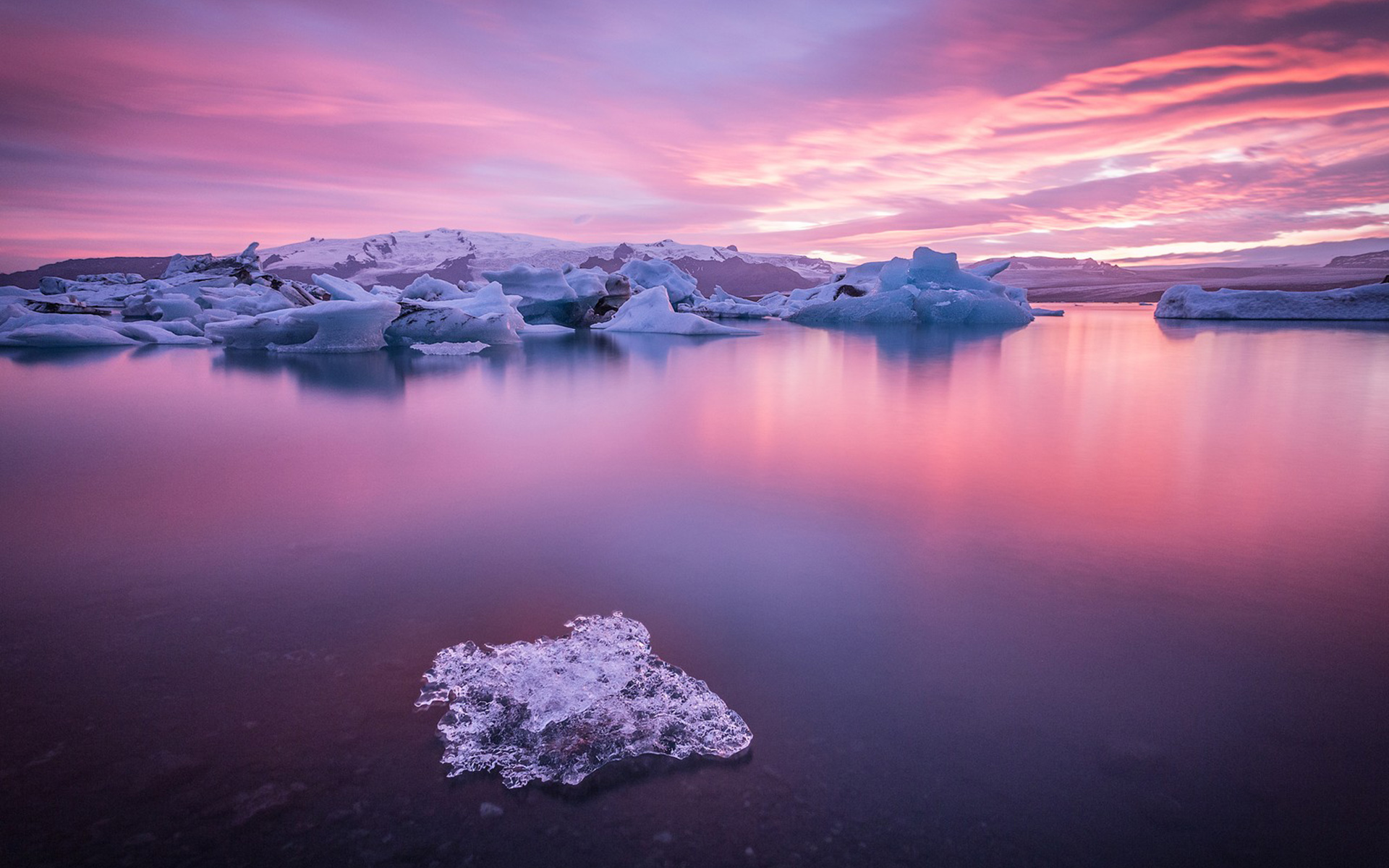Закат в Арктике
