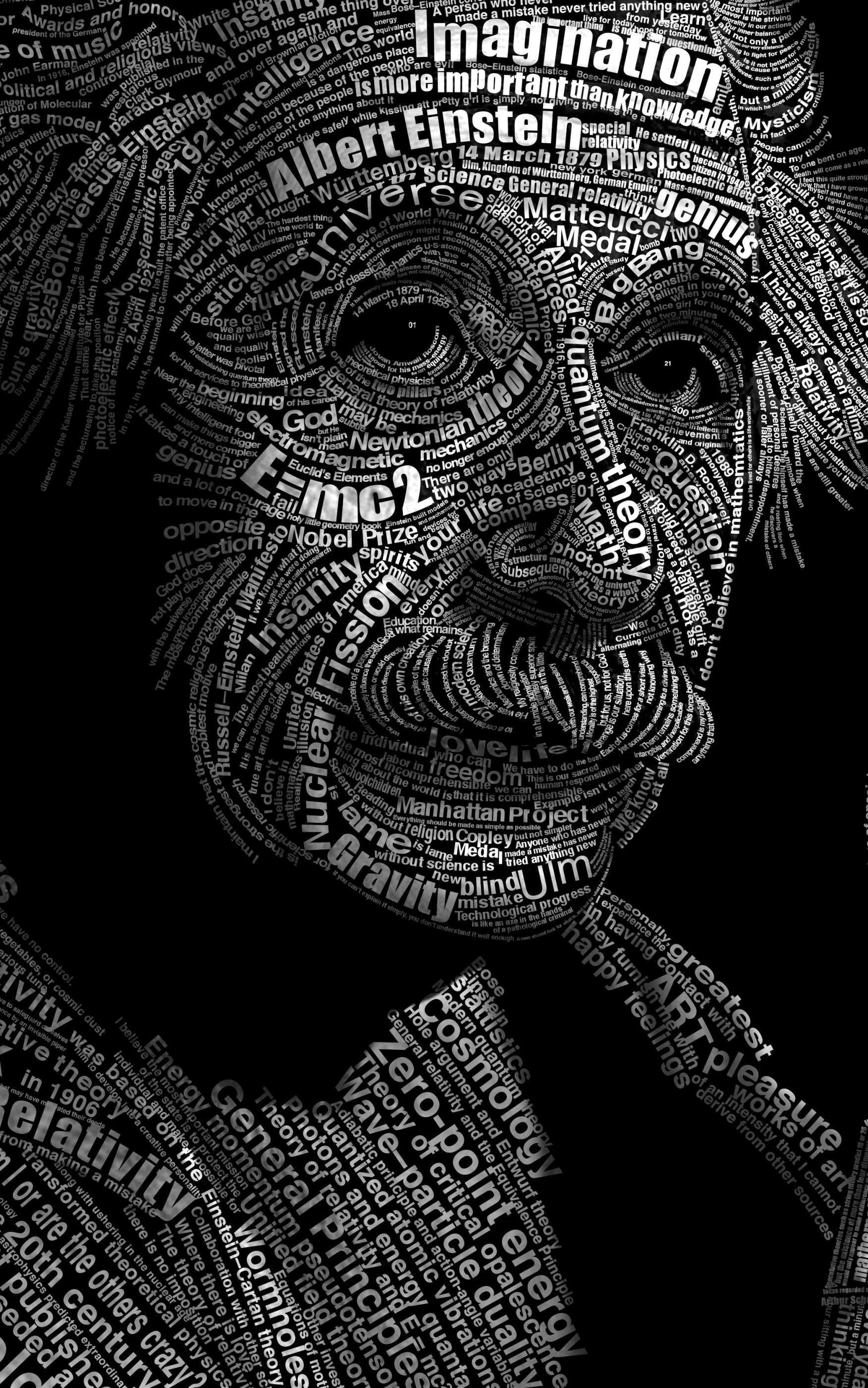 1358079 Заставки і шпалери Альберт Ейнштейн на телефон. Завантажити  картинки безкоштовно