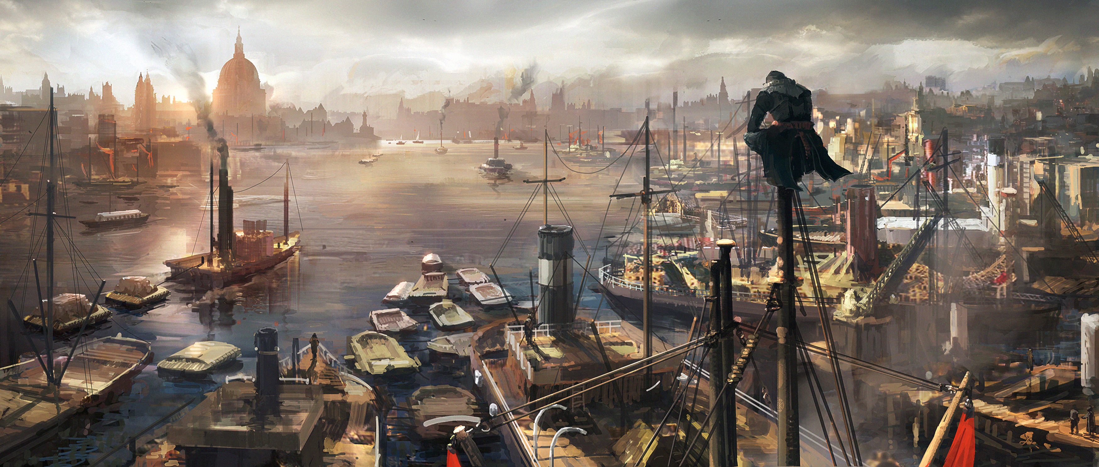 Desktop FHD video game, assassin's creed: syndicate, jacob frye, assassin's creed