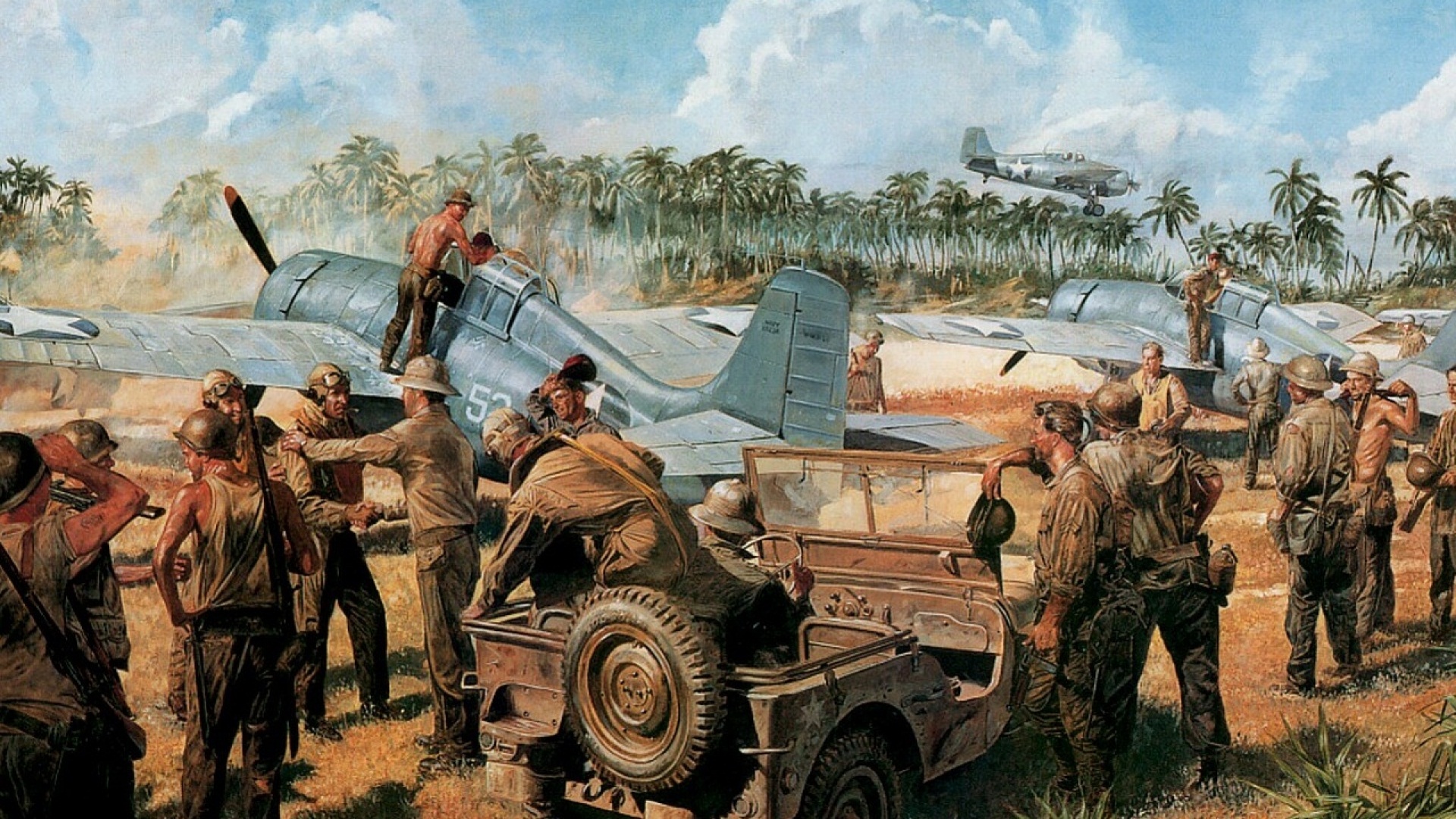 Битва за Гуадалканал картина