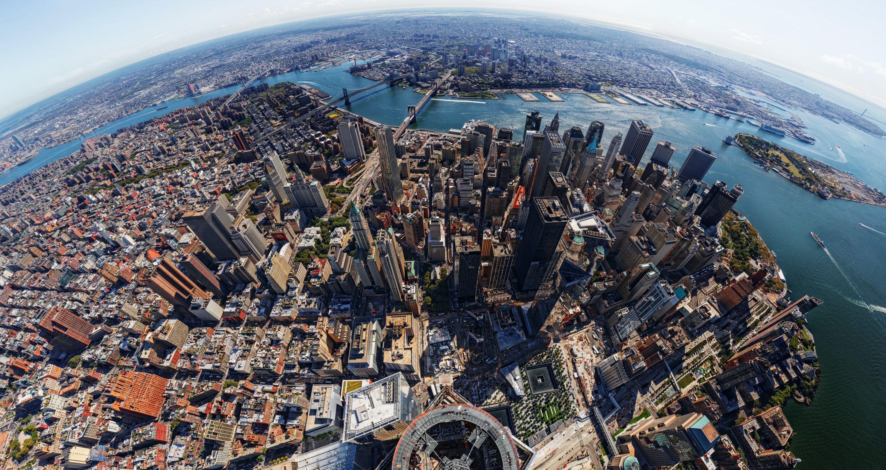 Панорама Нью-Йорка 4k