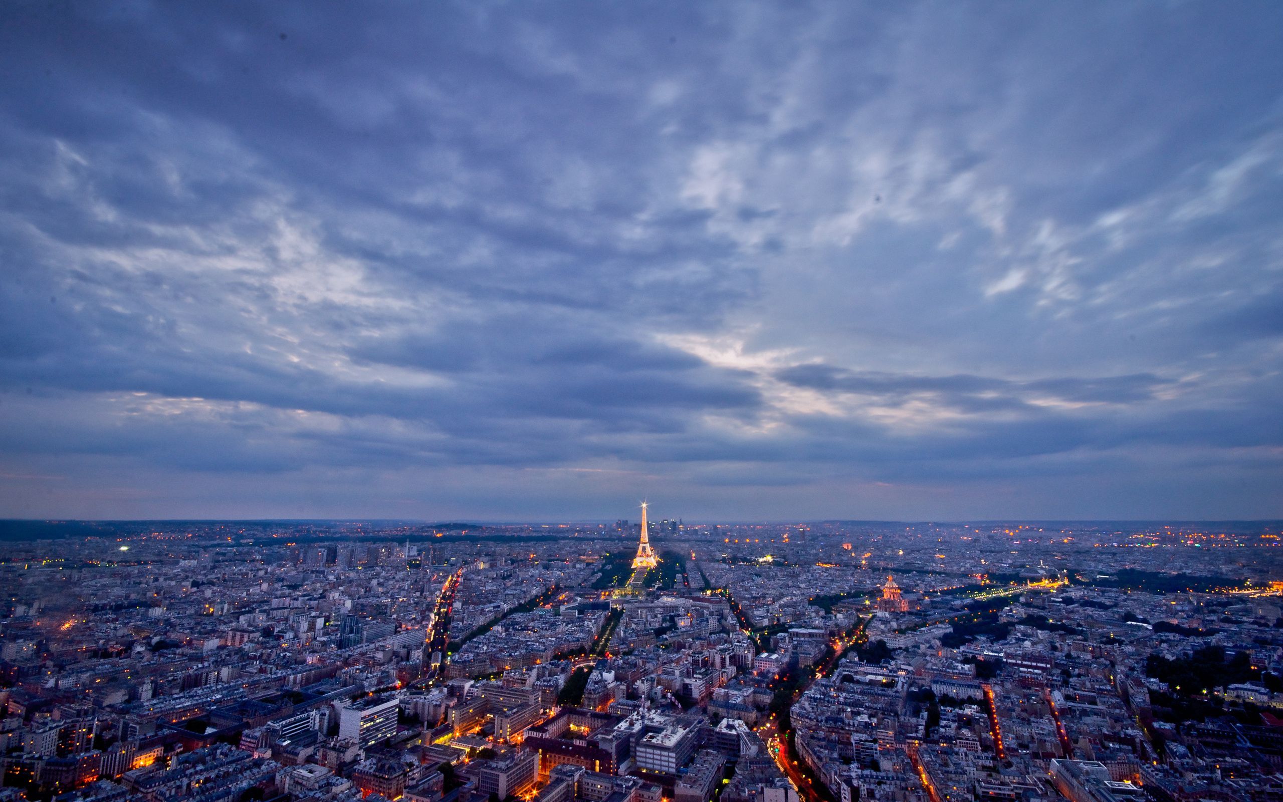 Download mobile wallpaper City, Lights, Cities, Evening, France, Paris for free.