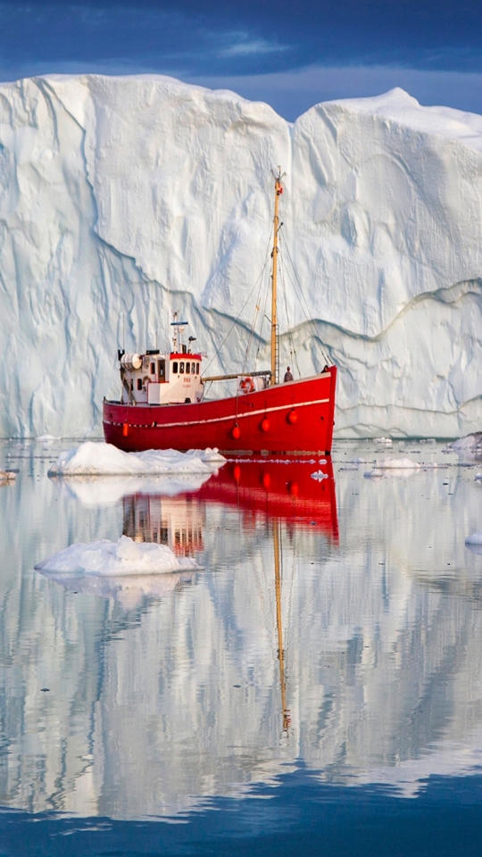 Nature desktop wallpaper background, iceberg | Free Photo - rawpixel