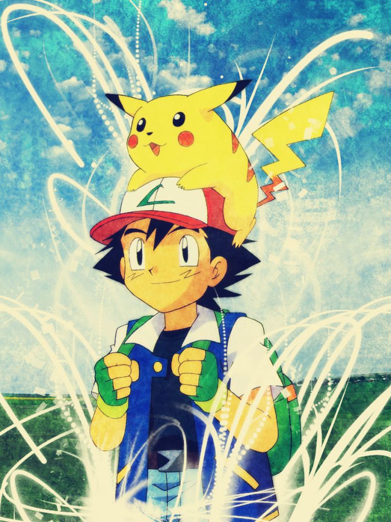 Ash Ketchum & Pikachu, Pokemon  Pikachu, Cute pokemon wallpaper