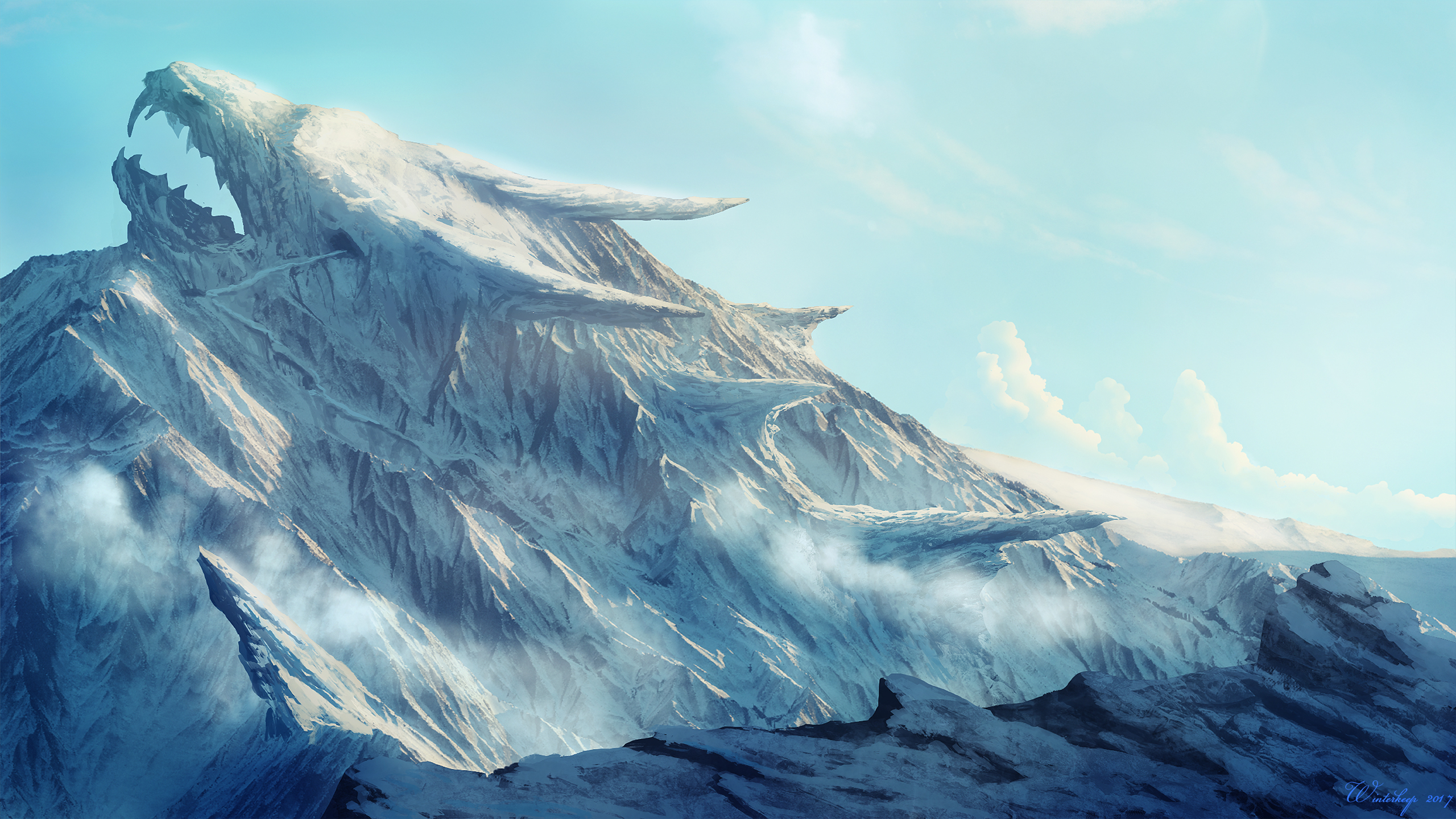 Морозные горы Dragon age
