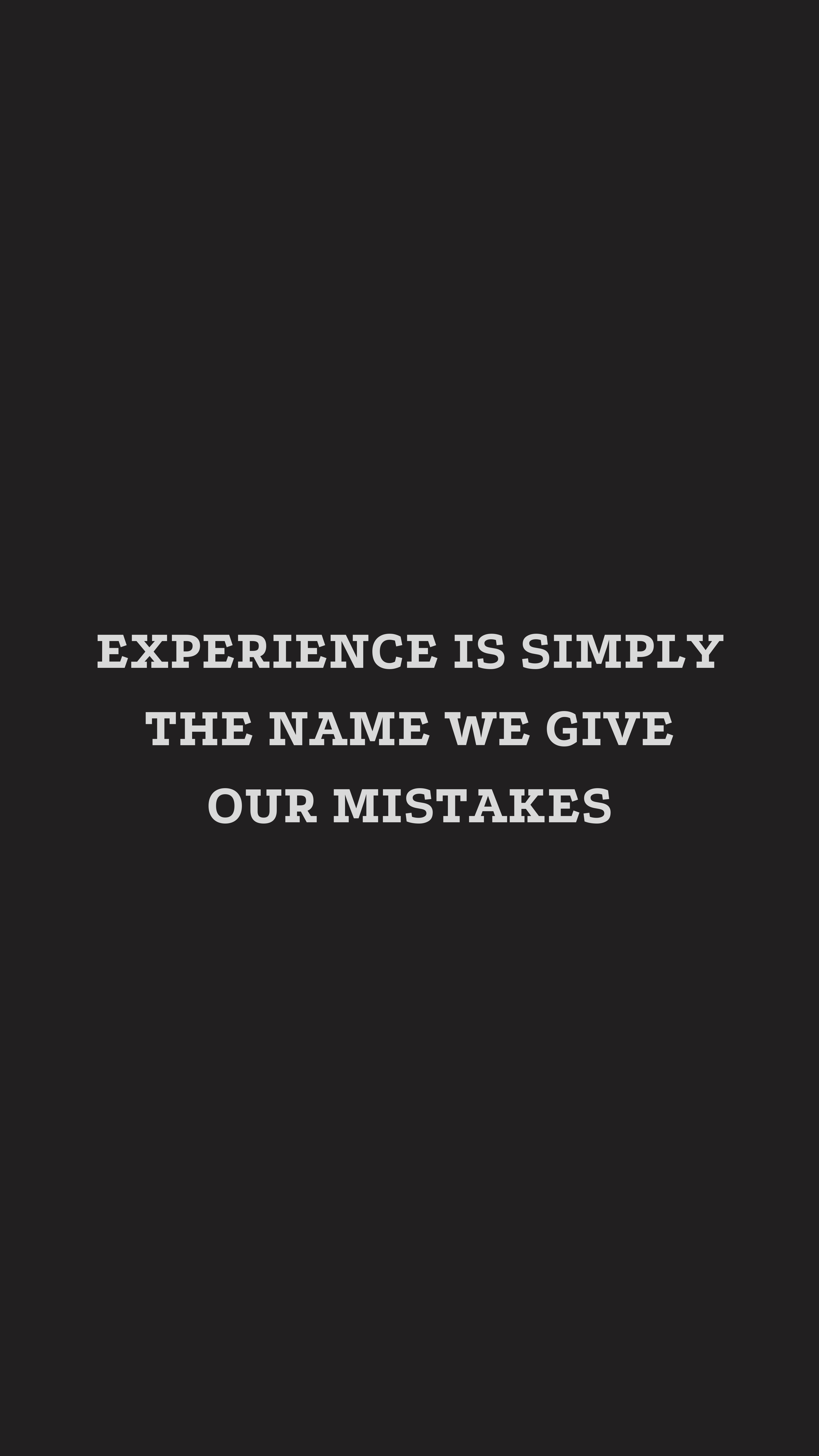 Download mobile wallpaper Errors, Experience, Words, Utterance, Quote, Inscription, Quotation for free.
