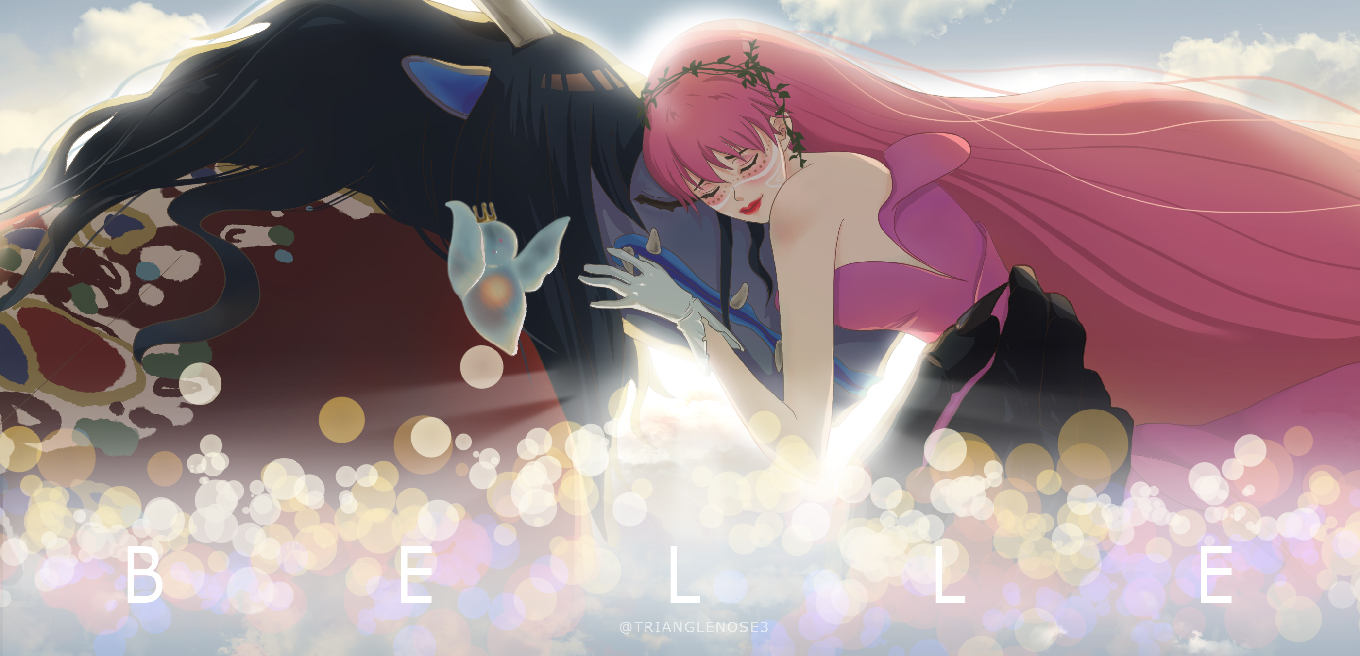 Download Emotional Lovely Belle Anime Wallpaper  Wallpaperscom