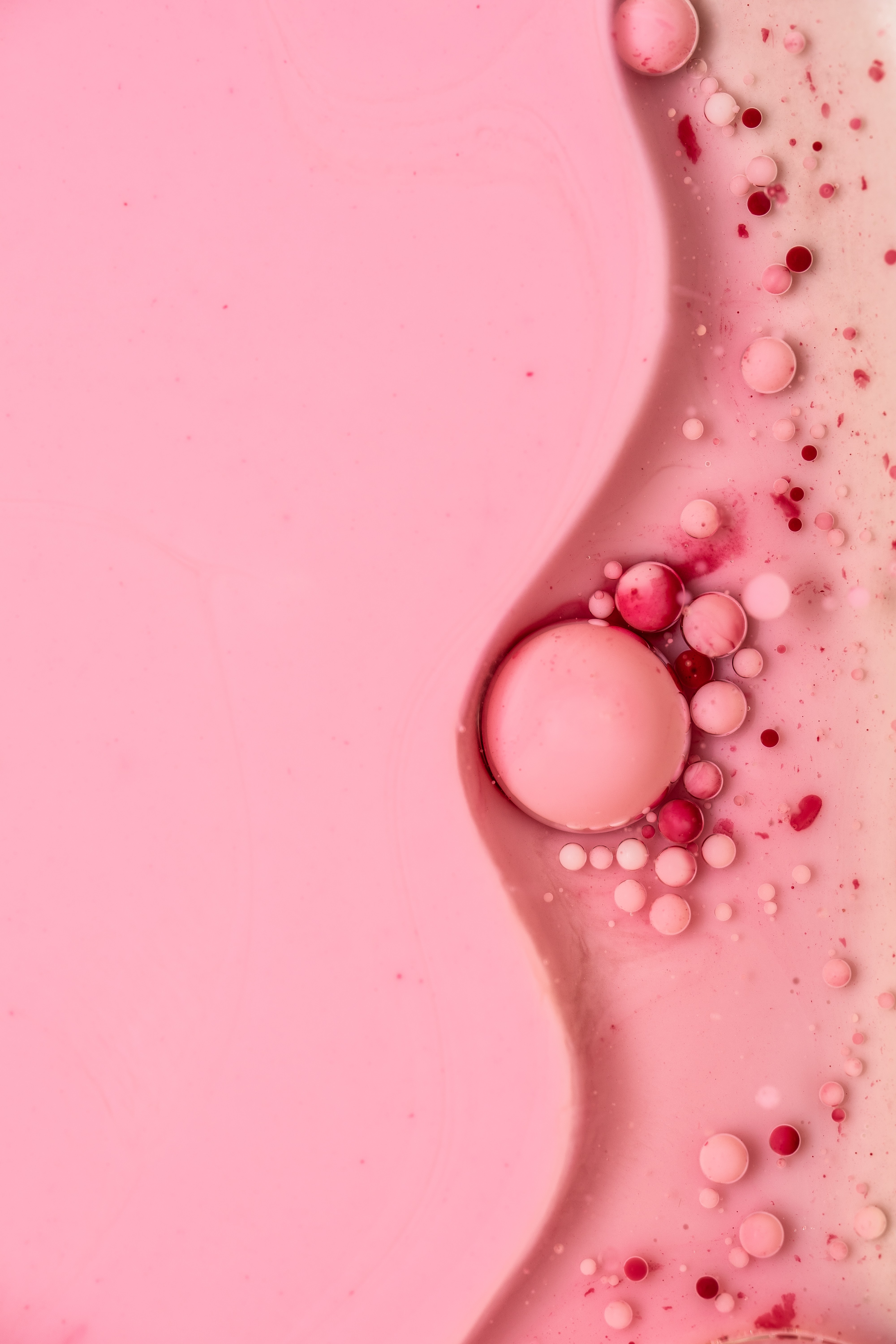 Free HD abstract, pink, wavy, balls