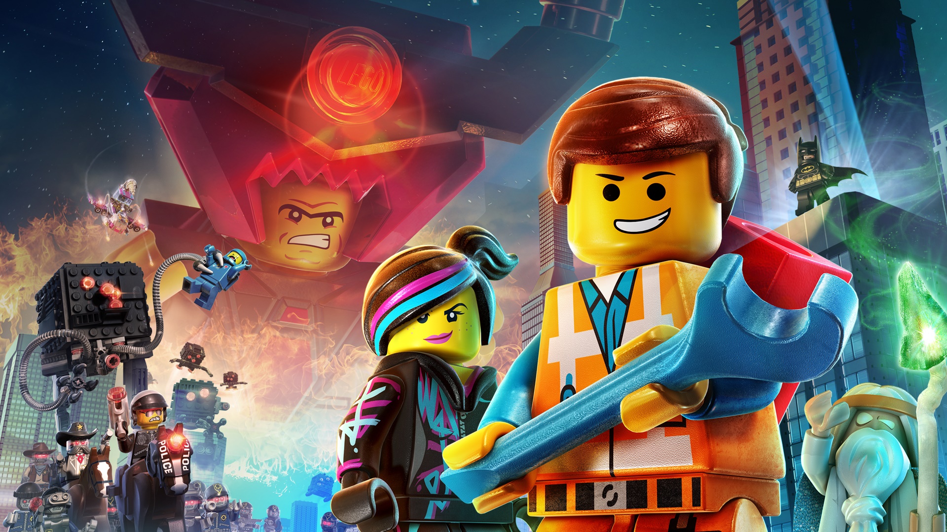 video game, the lego movie videogame, emmet (the lego movie), wyldstyle (the lego movie), lego Phone Background