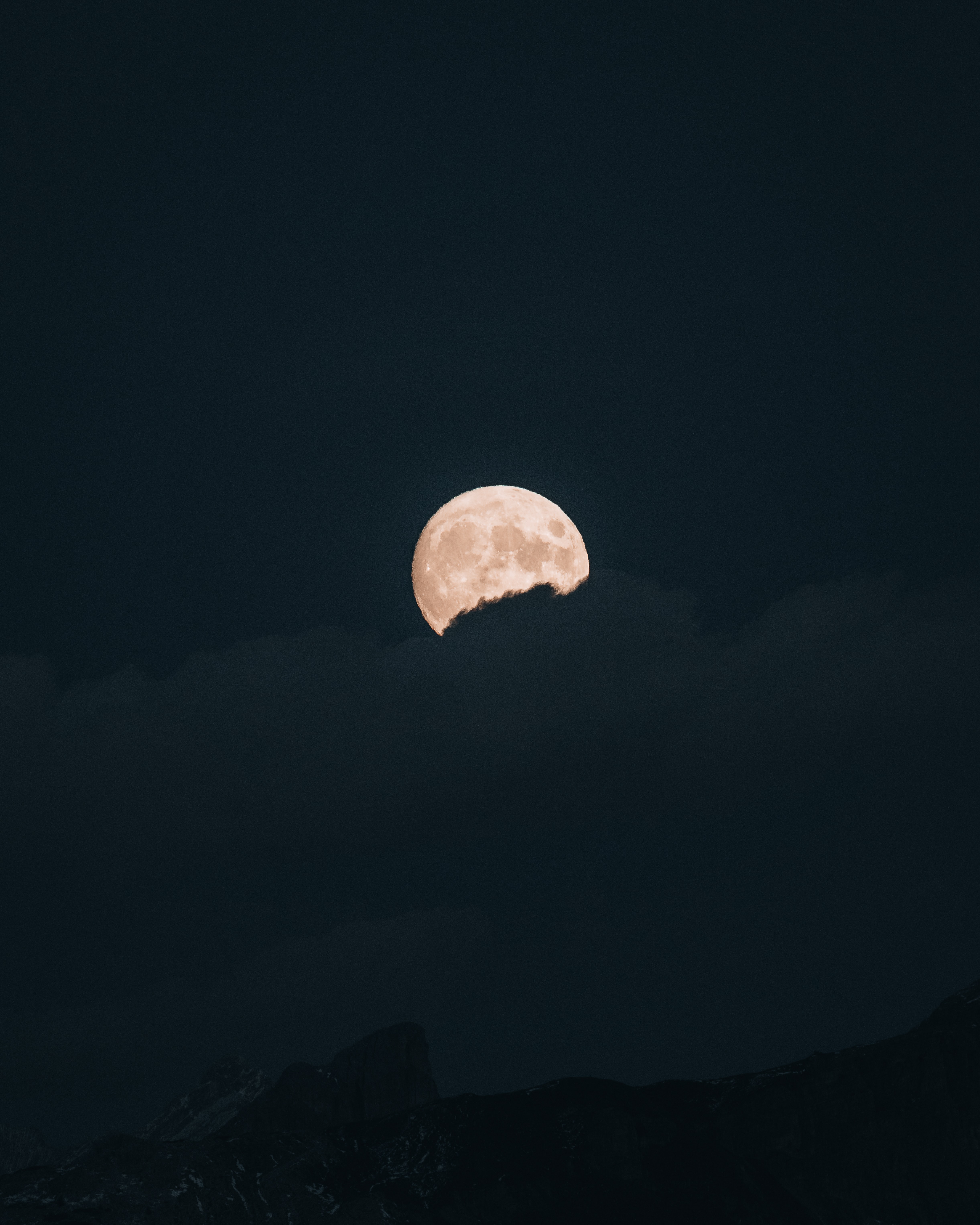Baixe gratuitamente a imagem Noite, Nuvens, Escuro, Lua, Lua Cheia na área de trabalho do seu PC