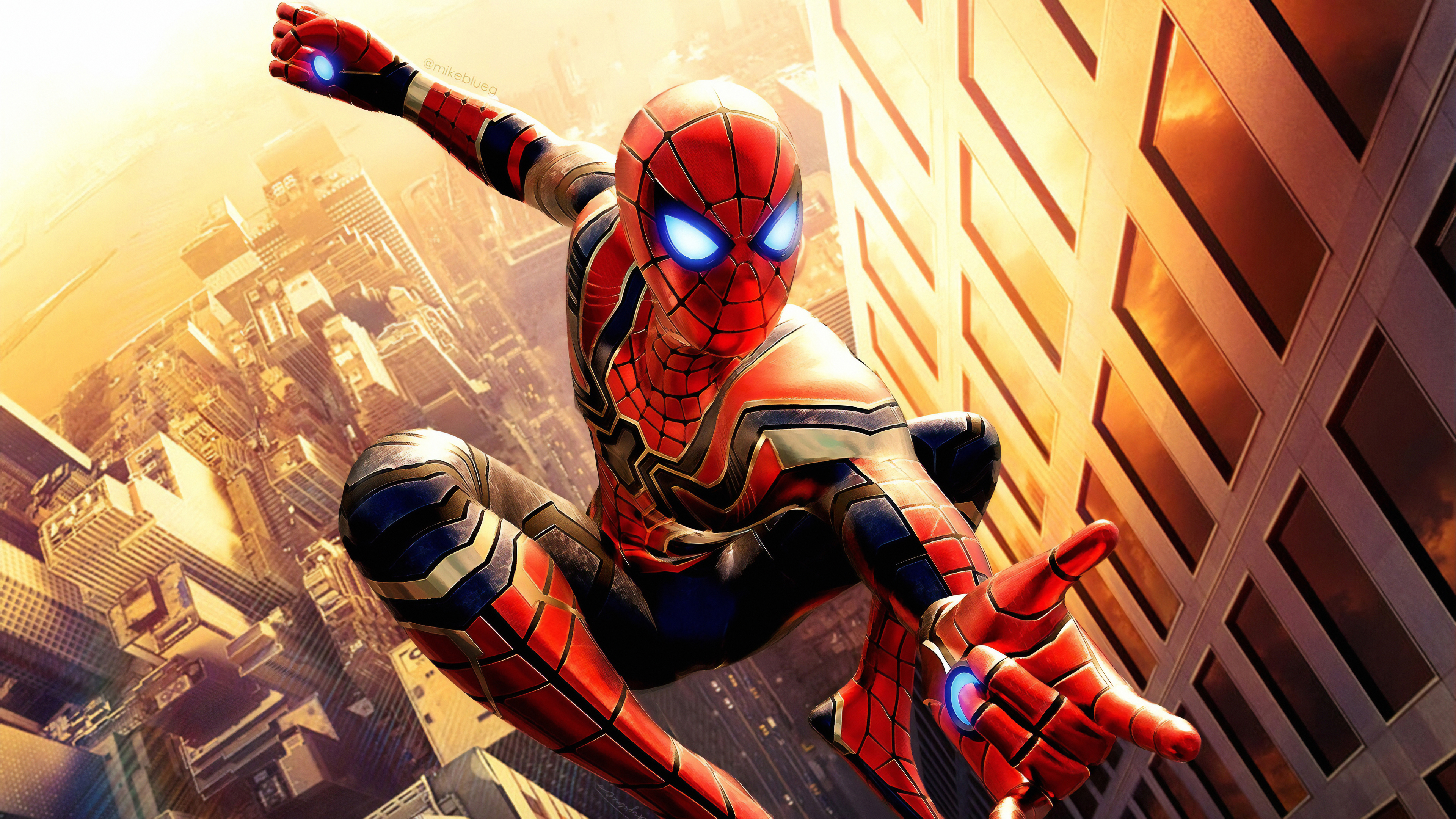 Free download wallpaper Spider Man, Movie, Peter Parker, The Avengers, Iron Spider, Avengers: Infinity War on your PC desktop