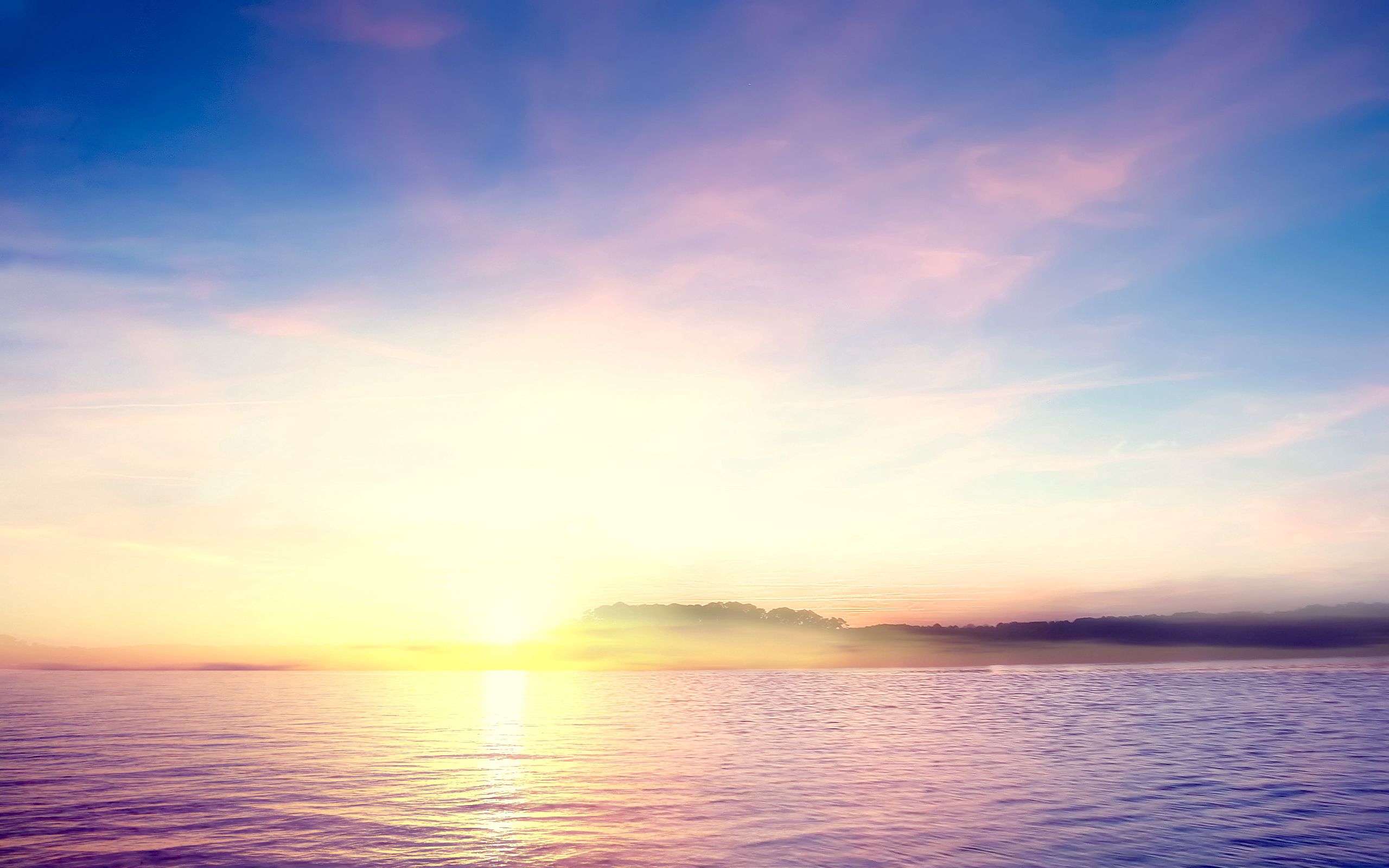 Free download wallpaper Lake, Islet, Nature, Water, Island, Sunset on your PC desktop