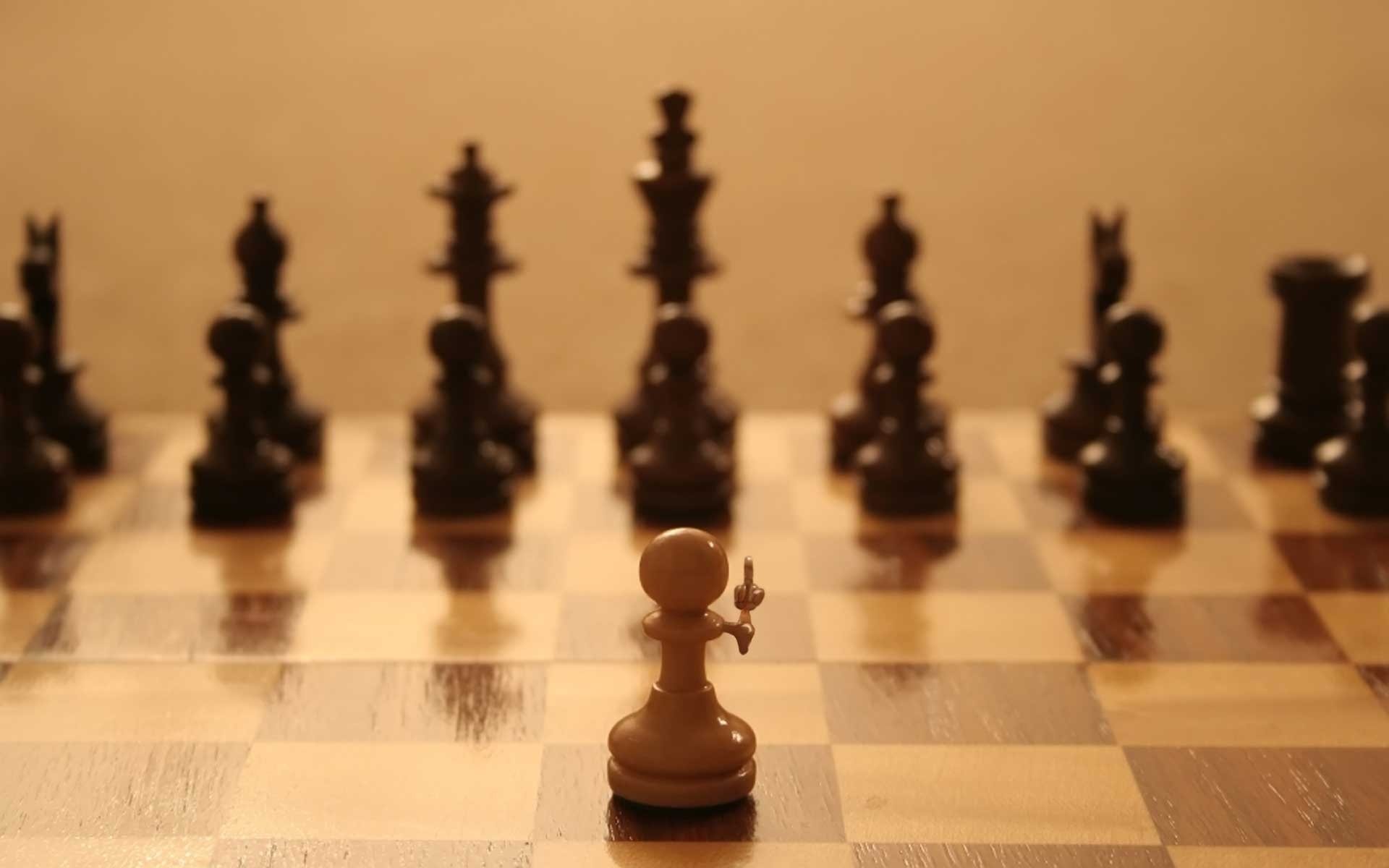 objects, chess, orange High Definition image