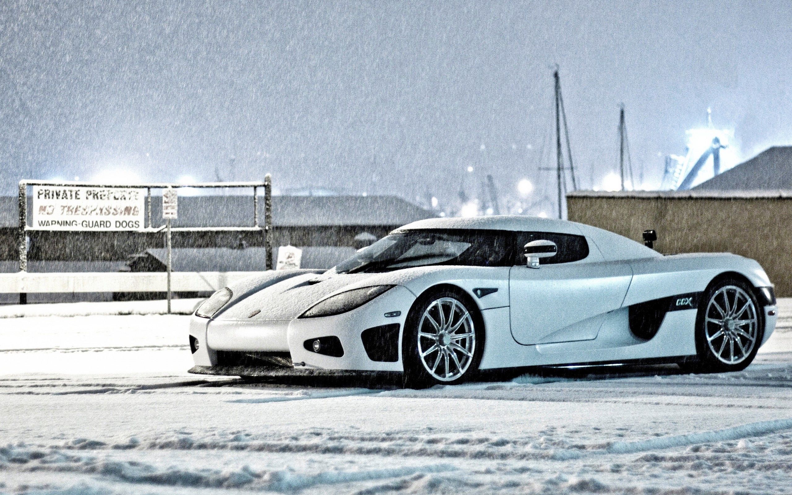desktop Images auto, winter, snow, cars, koenigsegg ccx
