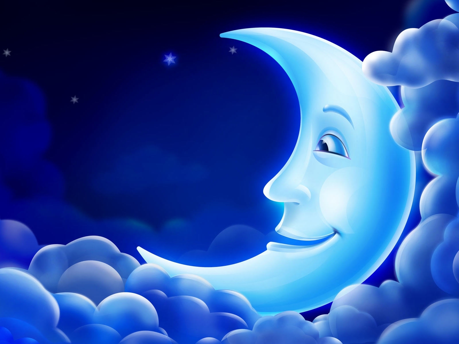 Téléchargez gratuitement l'image Nuit, Lune, Dessins sur le bureau de votre PC