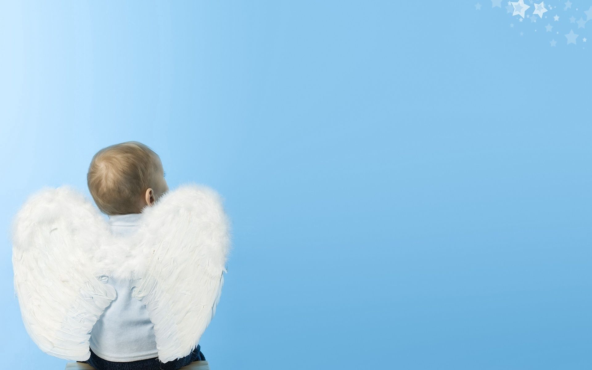 angel, minimalism, nice, sweetheart, wings, kid, tot, child desktop HD wallpaper