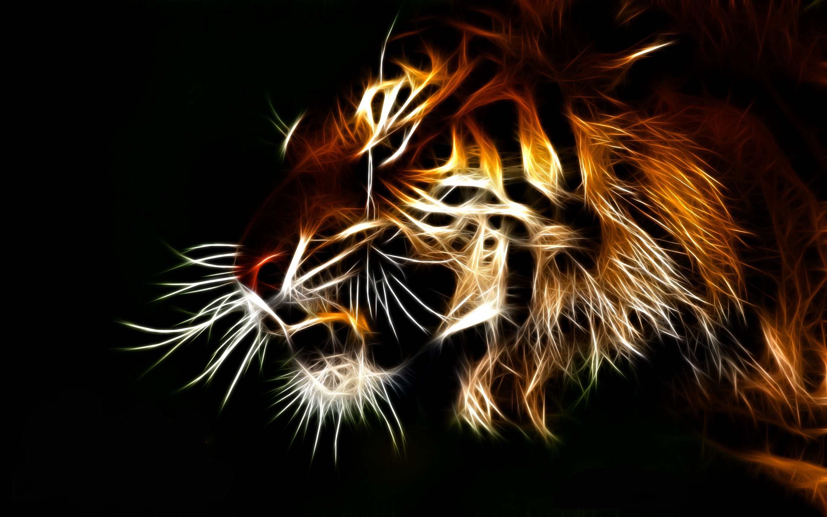 Тигр абстракция