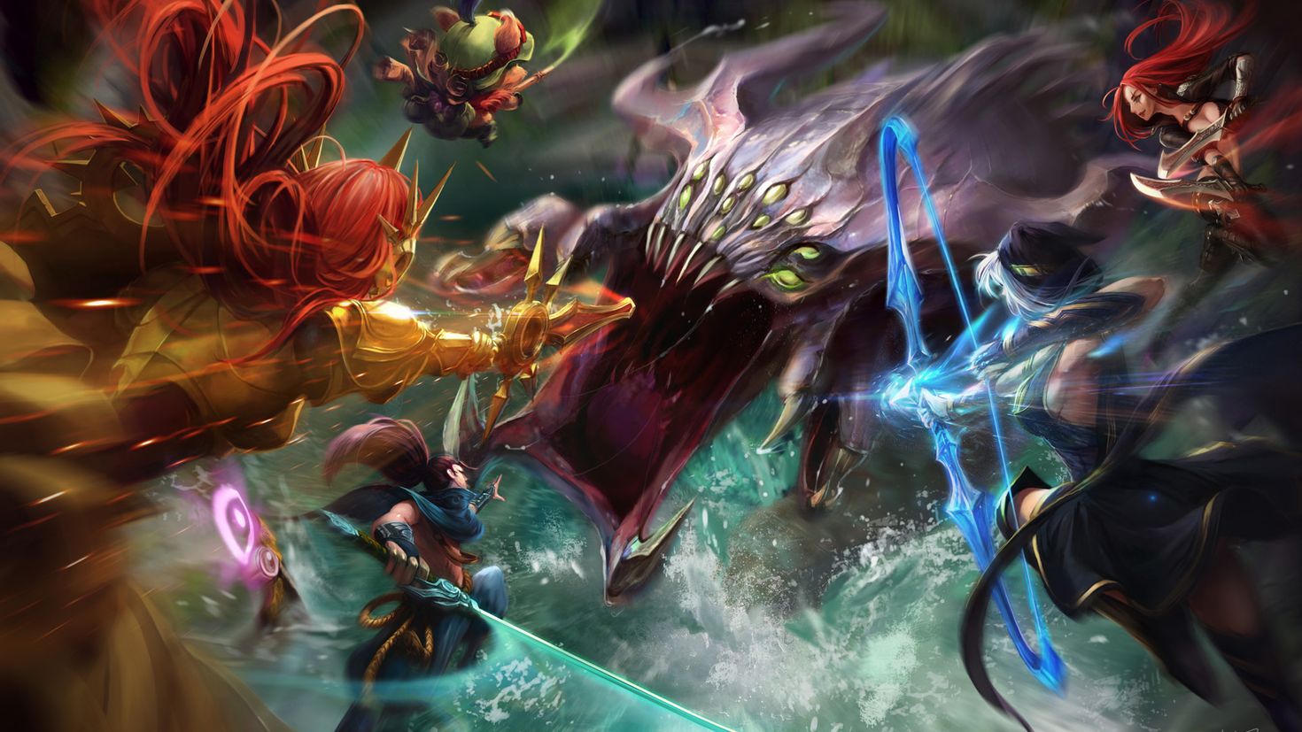 League of legends картинки из игры