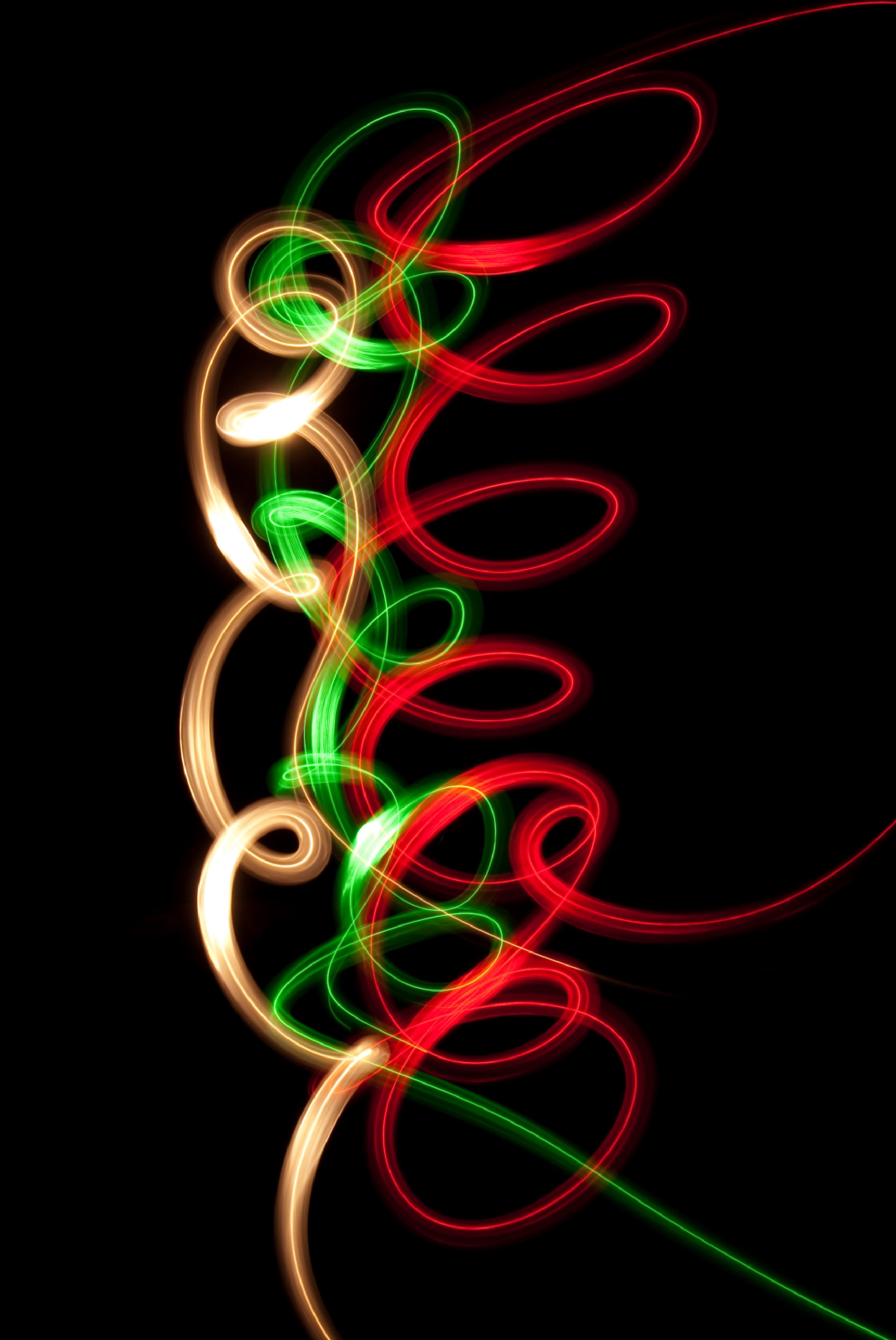 neon, abstract, spiral, line, twisted wallpaper for mobile