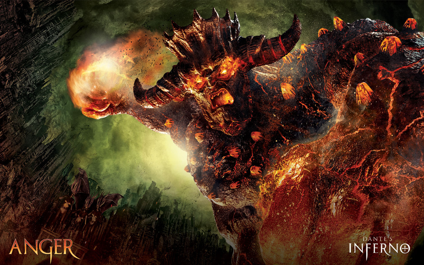 desktop Images video game, dante's inferno, monster