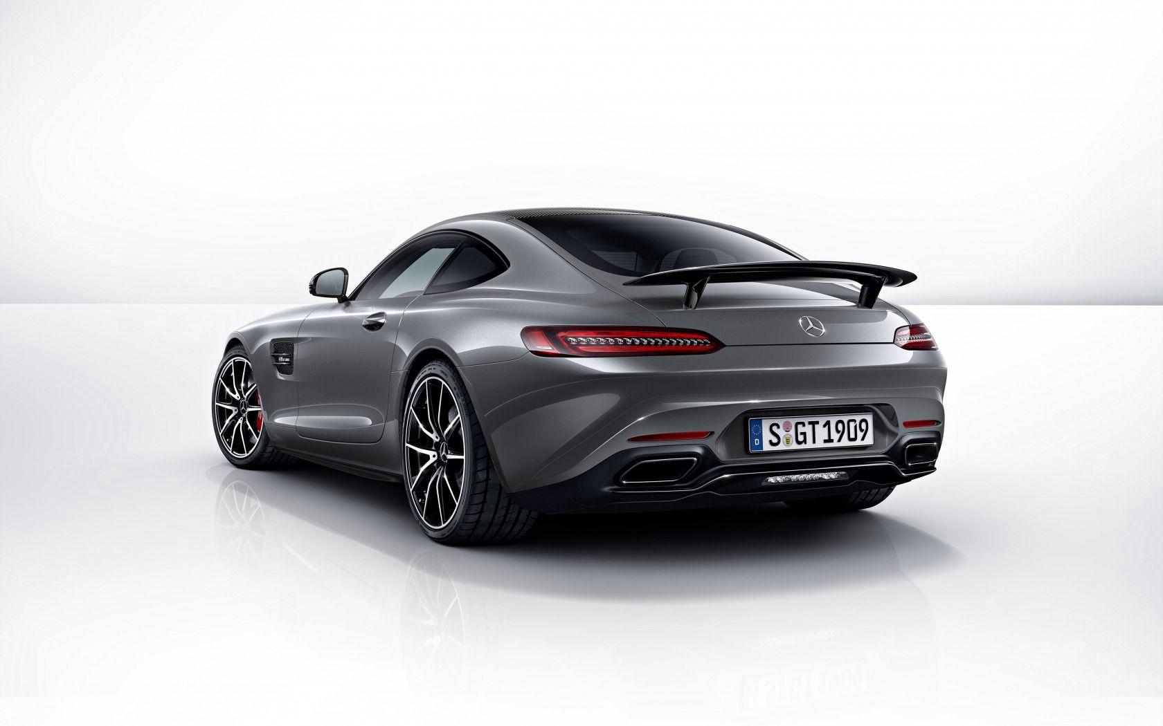 cars, grey, 2014, rear view, back view, amg, mercedes, gt, edition 1 2160p