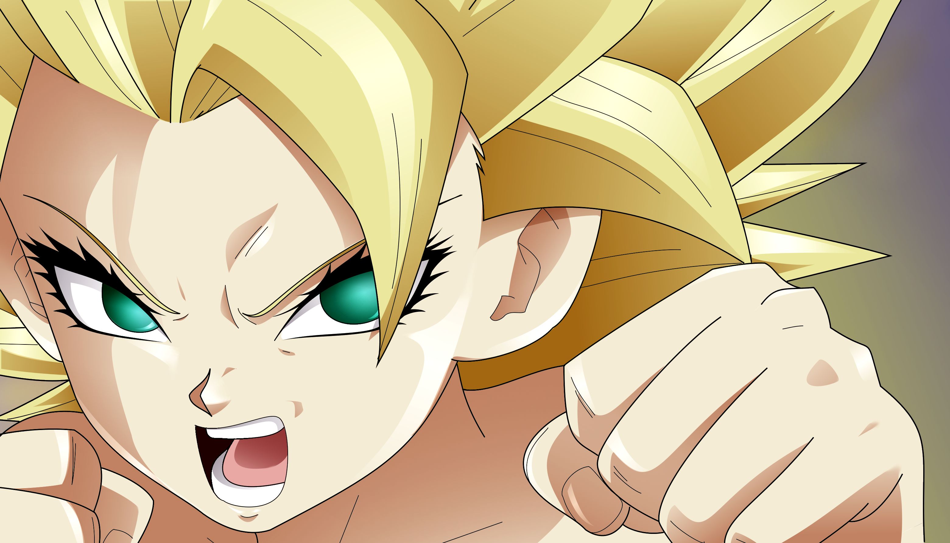 Caulifla Super Saiyan 2 (Wallpaper) by AnonymusTeam on DeviantArt