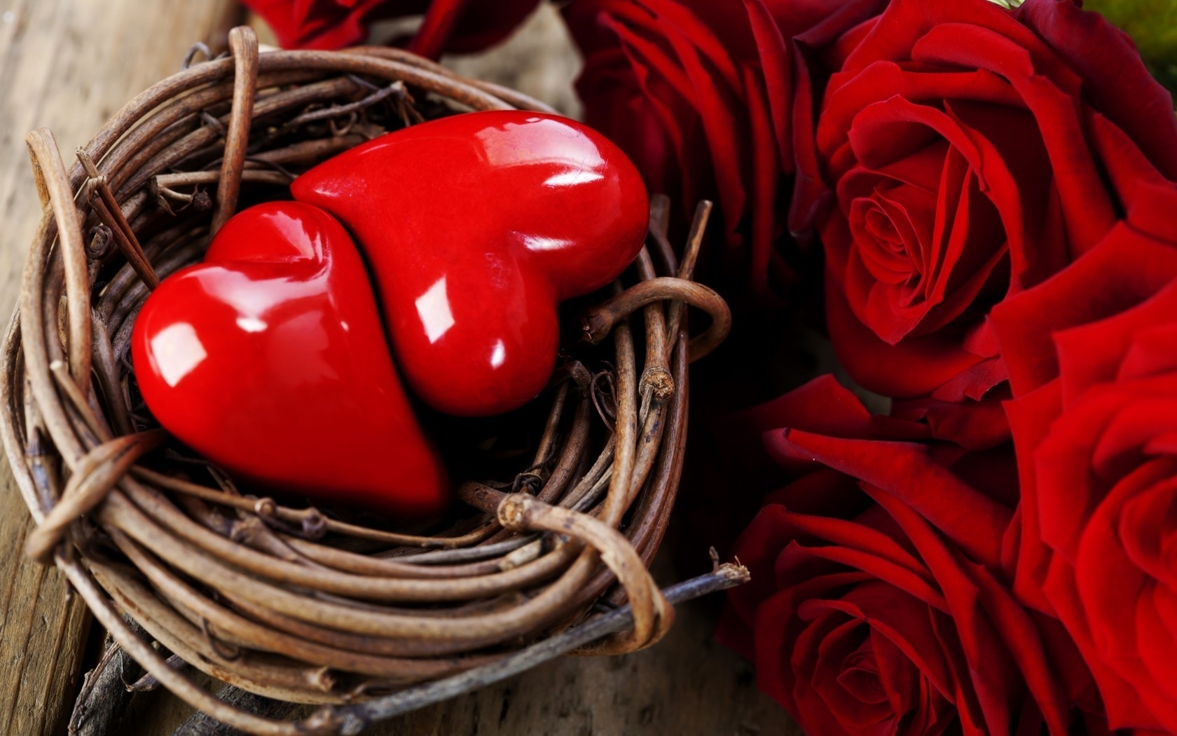 Красное сердце любовь