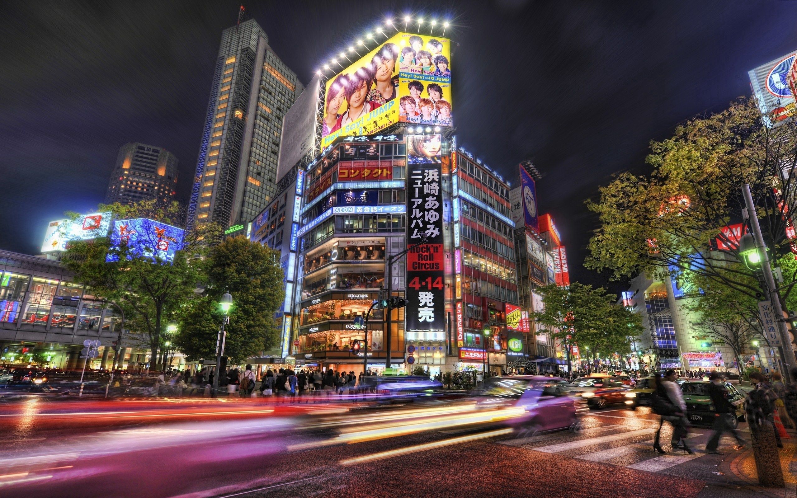 Download mobile wallpaper Tokyo, Mean Streets, Cities, Night, Hdr, Japan for free.