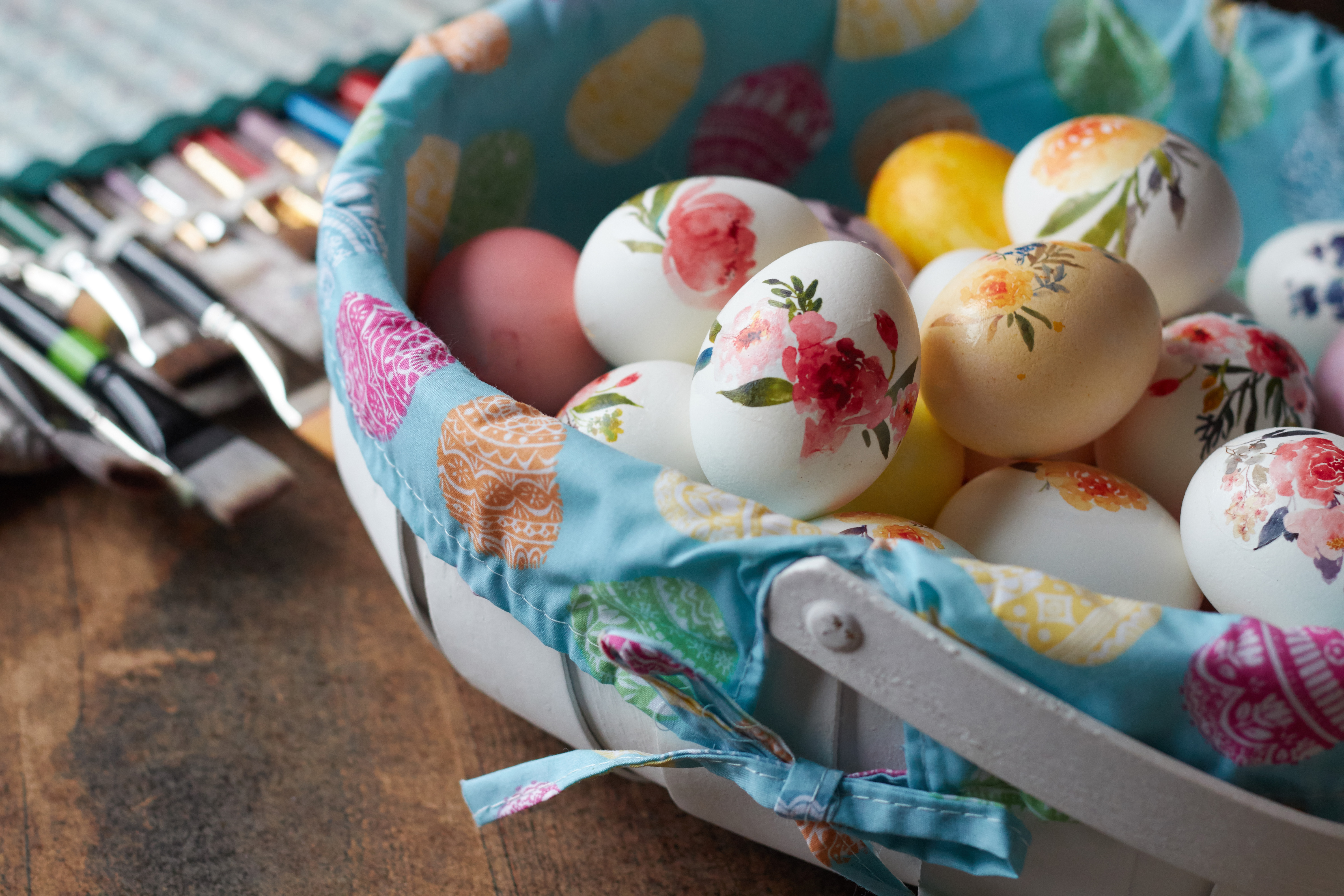 holidays, eggs, easter, pattern, basket, easter eggs mobile wallpaper