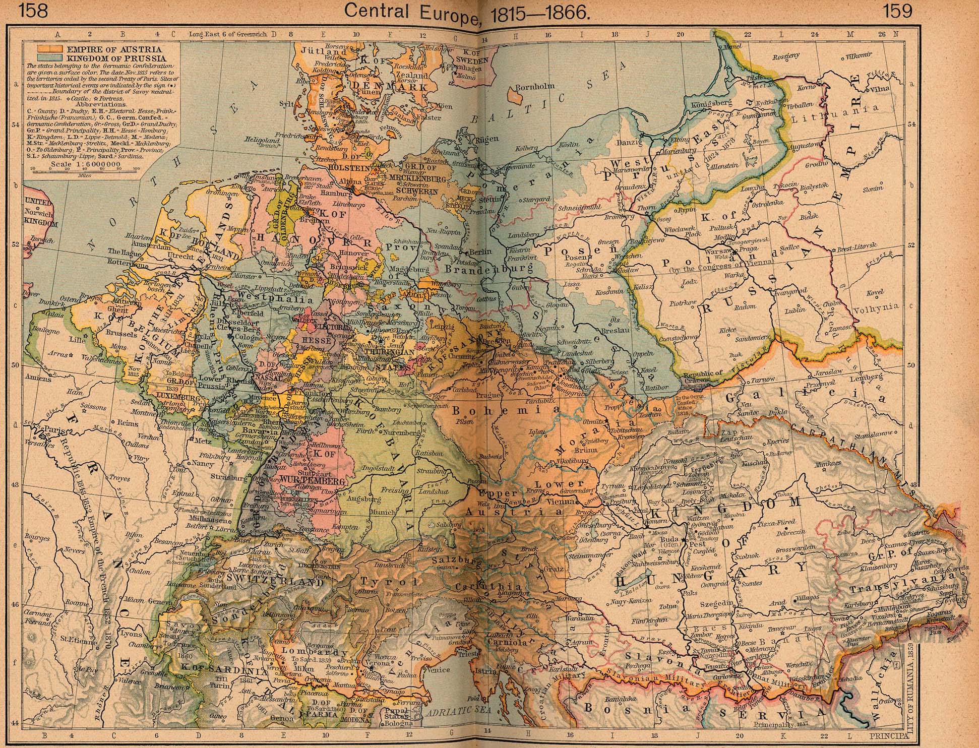 Германские земли в 18 веке. Германский Союз 1815-1866. Карта Германии в 1815 году. Германский Союз 1815. Карта Германии до 1815 года.