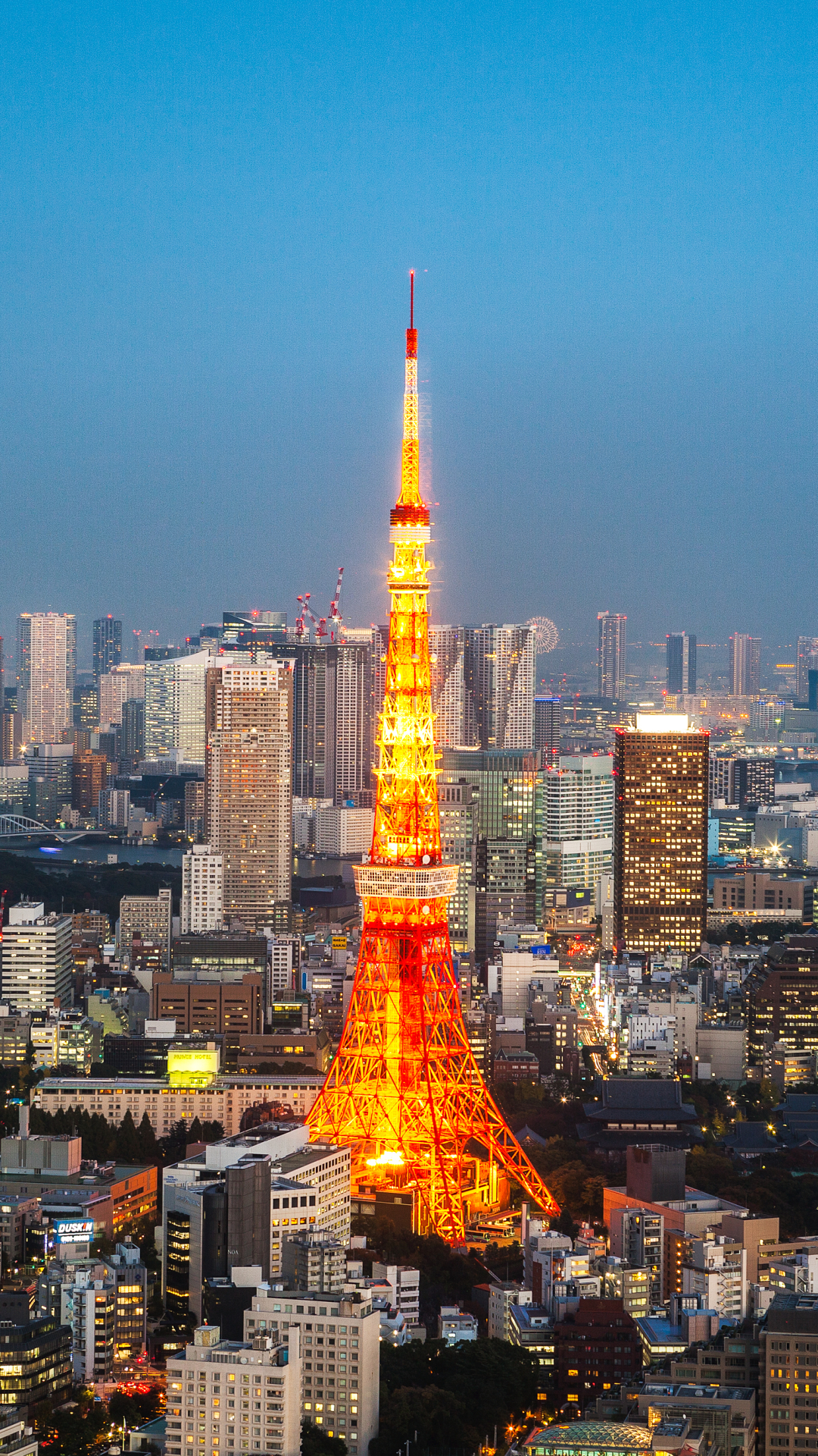 Download mobile wallpaper City, Skyscraper, Building, Japan, Cityscape, Tokyo, Man Made, Tokyo Tower for free.