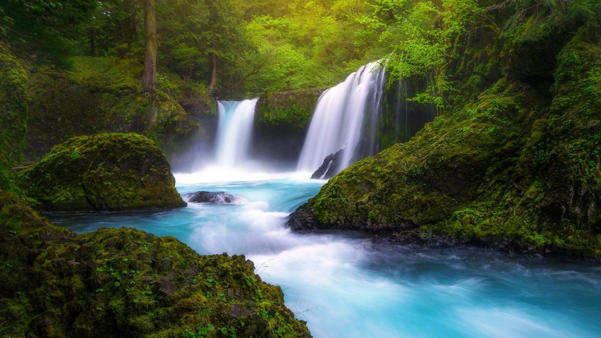 Природа водопад HD