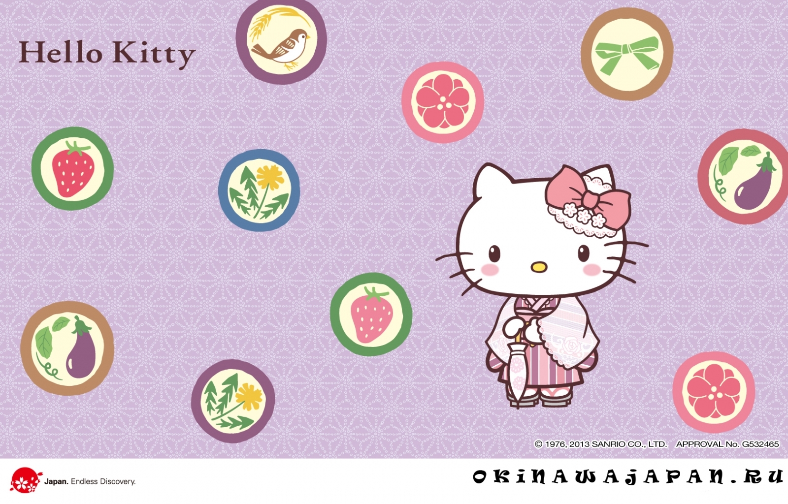 wallpapers hello kitty, brands, background, violet