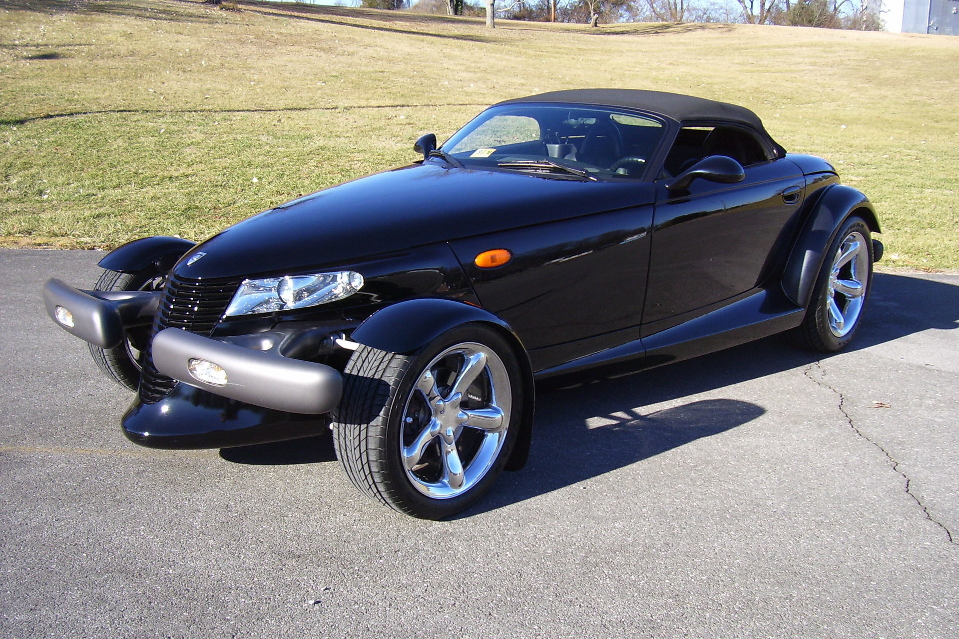 vehicles, black car, car, plymouth, plymouth prowler