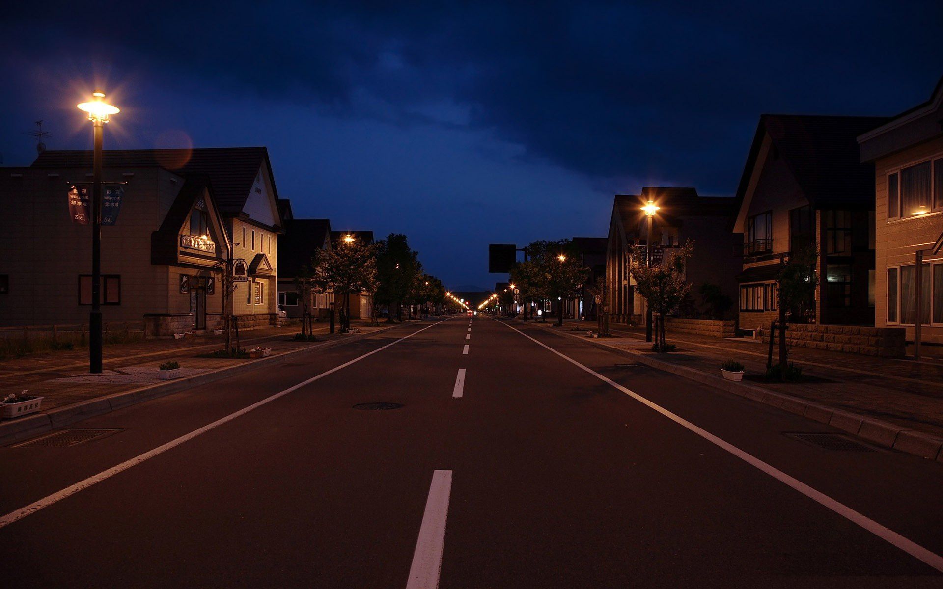 Американские улицы ночью