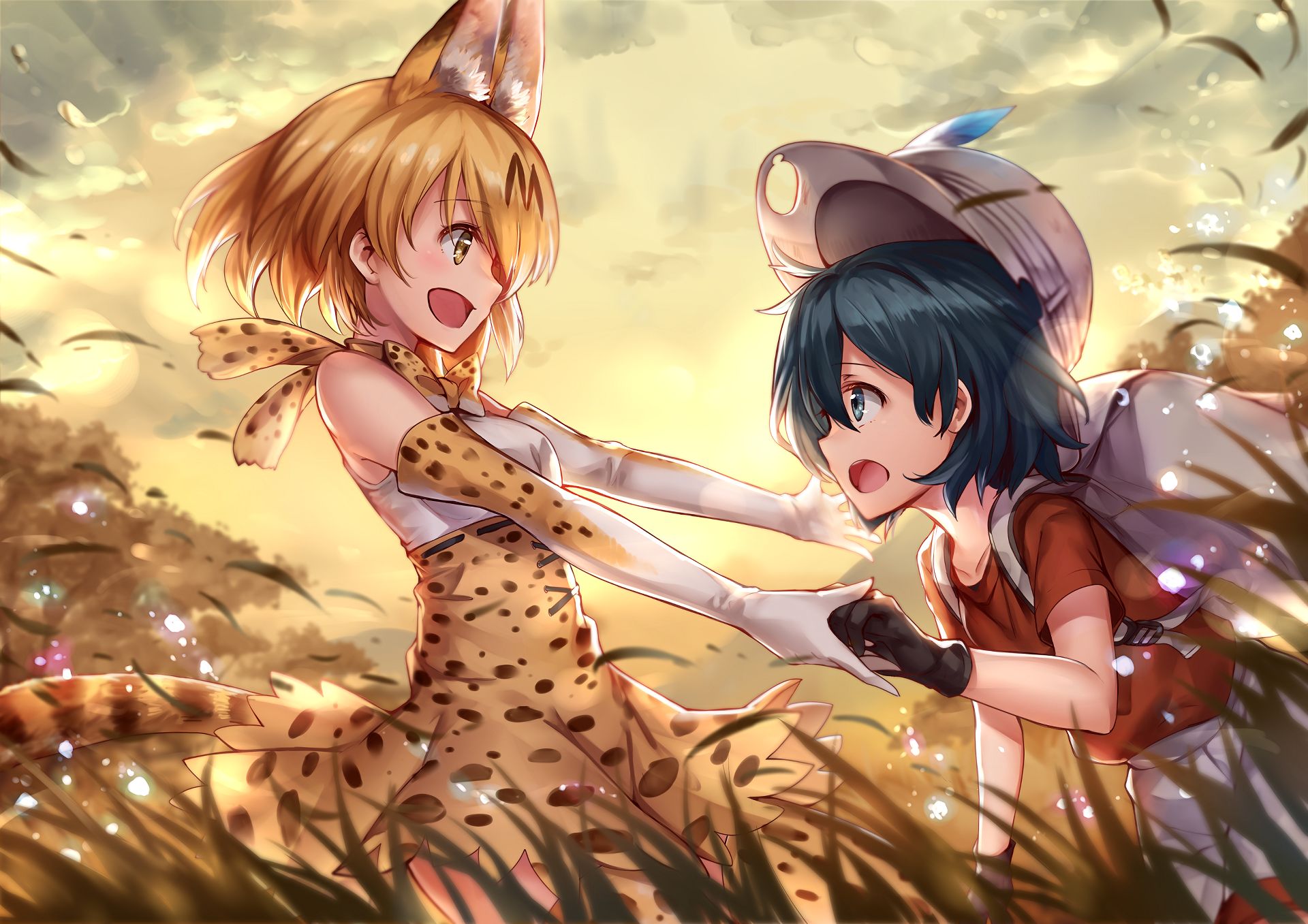 Hd Desktop Wallpaper Anime Kemono Friends Kaban Kemono Friends Eurasian Eagle Owl Kemono 