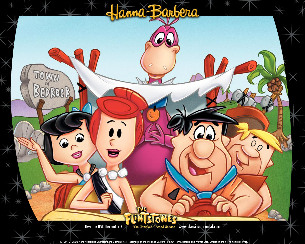 The Flintstones Family Huddle Art: Canvas Prints, Frames & Posters