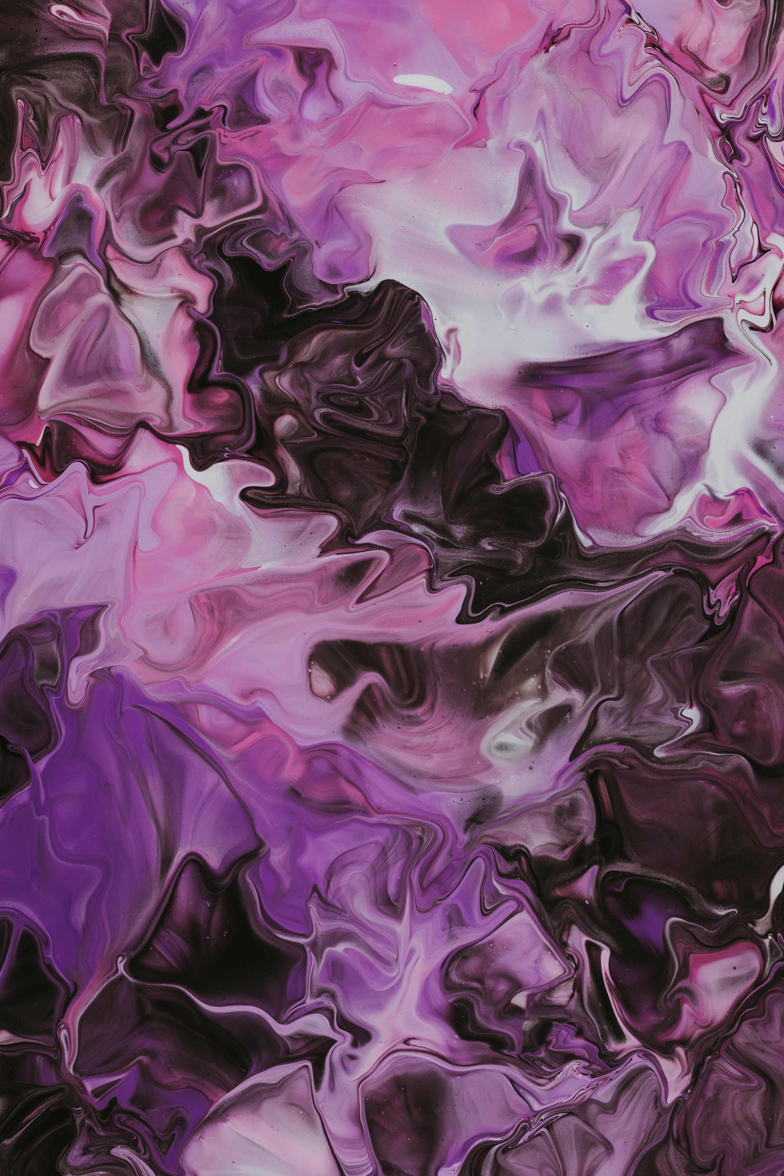 Download mobile wallpaper Violet, Divorces, Paint, Abstract, Purple, Macro for free.