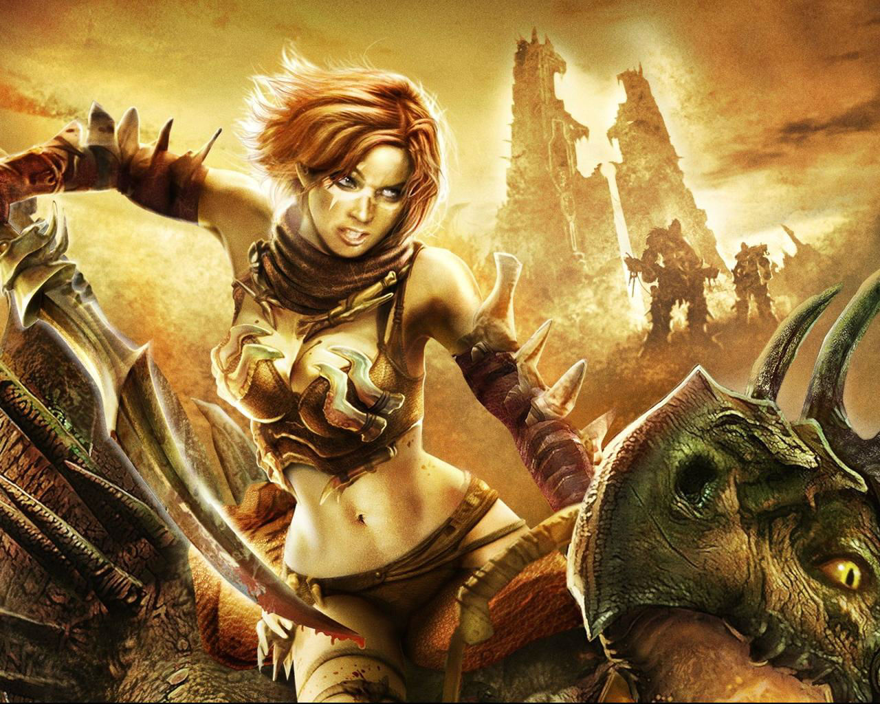 video game, tyris flare, woman warrior, golden axe High Definition image