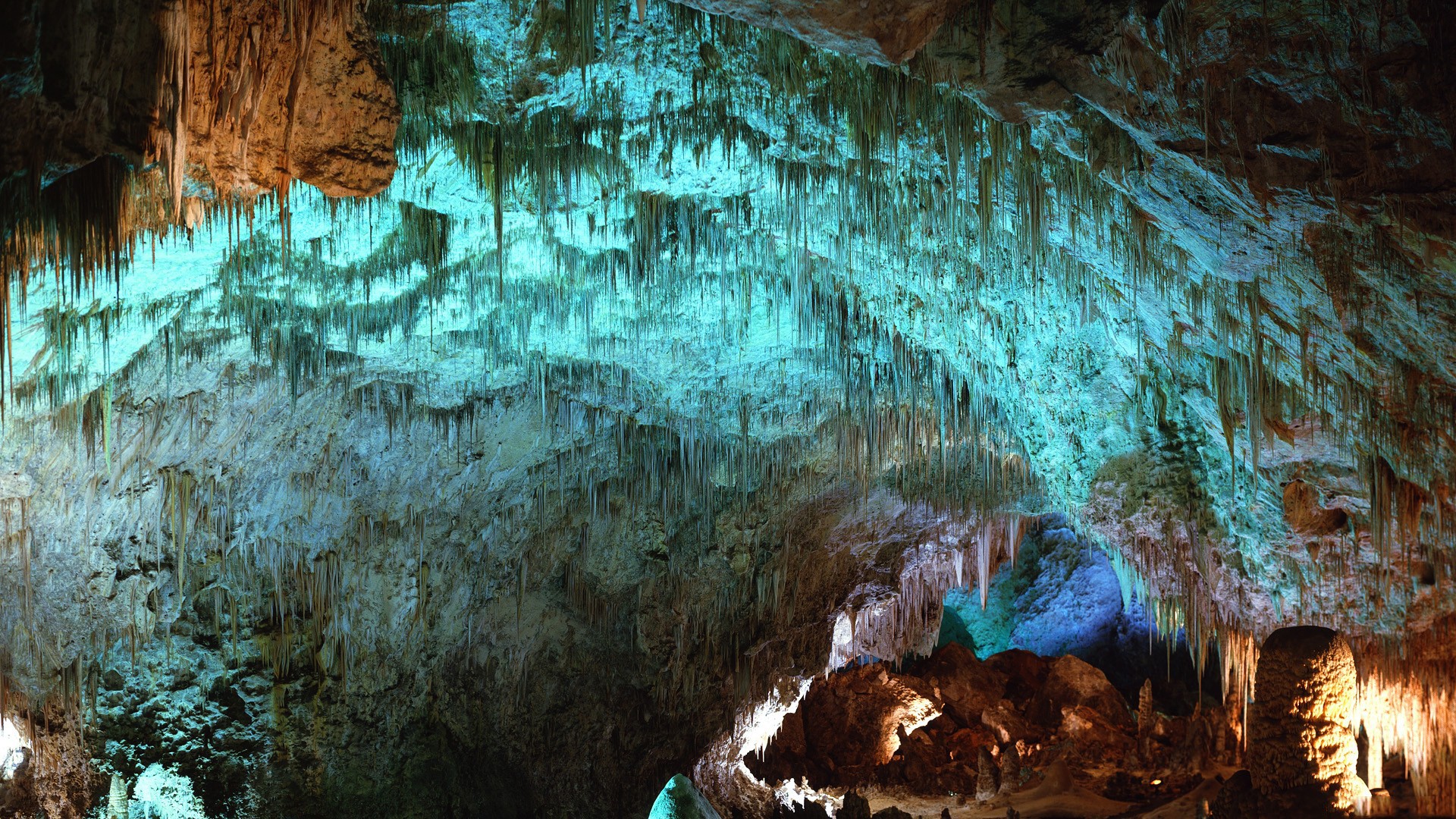 earth, carlsbad caverns, caves HD wallpaper