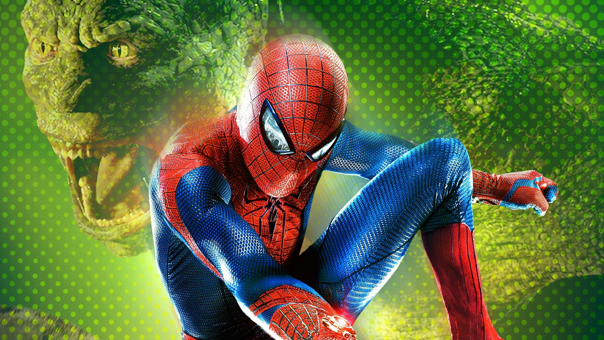 Free download wallpaper Spider Man, Movie, The Amazing Spider Man, Andrew Garfield, The Lizard (Marvel Comics) on your PC desktop