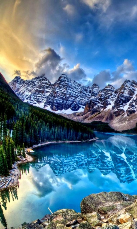 valley, rocky mountains, earth, moraine lake, peak, banff national park, reflection, alberta, valley of ten peaks, canada, mountain, landscape, lake, lakes